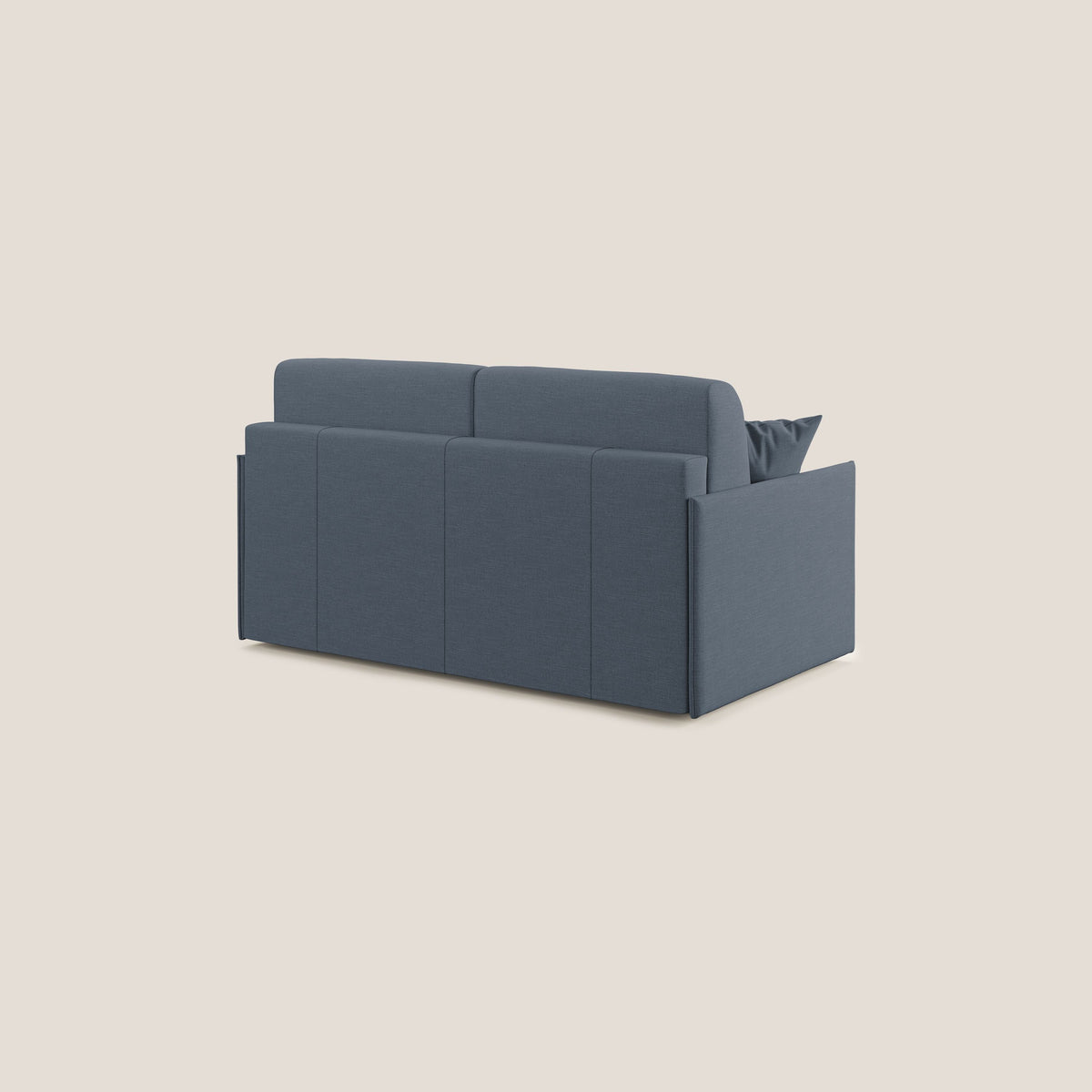 Evans Divano letto in tessuto Ecosostenibile blu - divitt.sbs