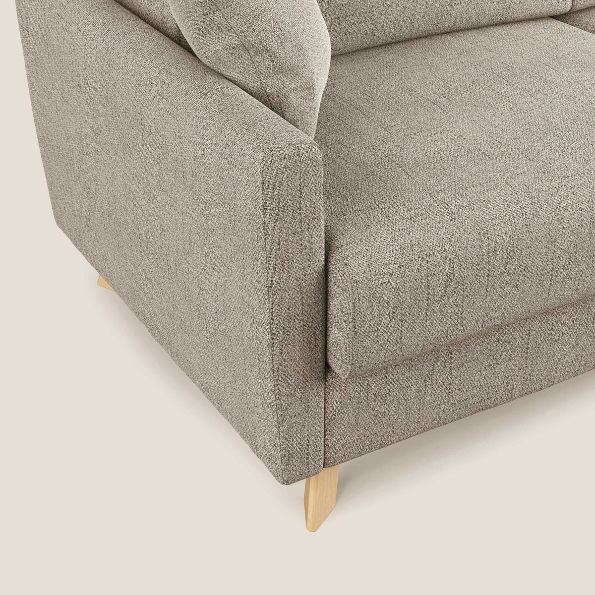 Edgar divano letto matrimoniale in tessuto felis impermeabile T03 beige - divitt.sbs