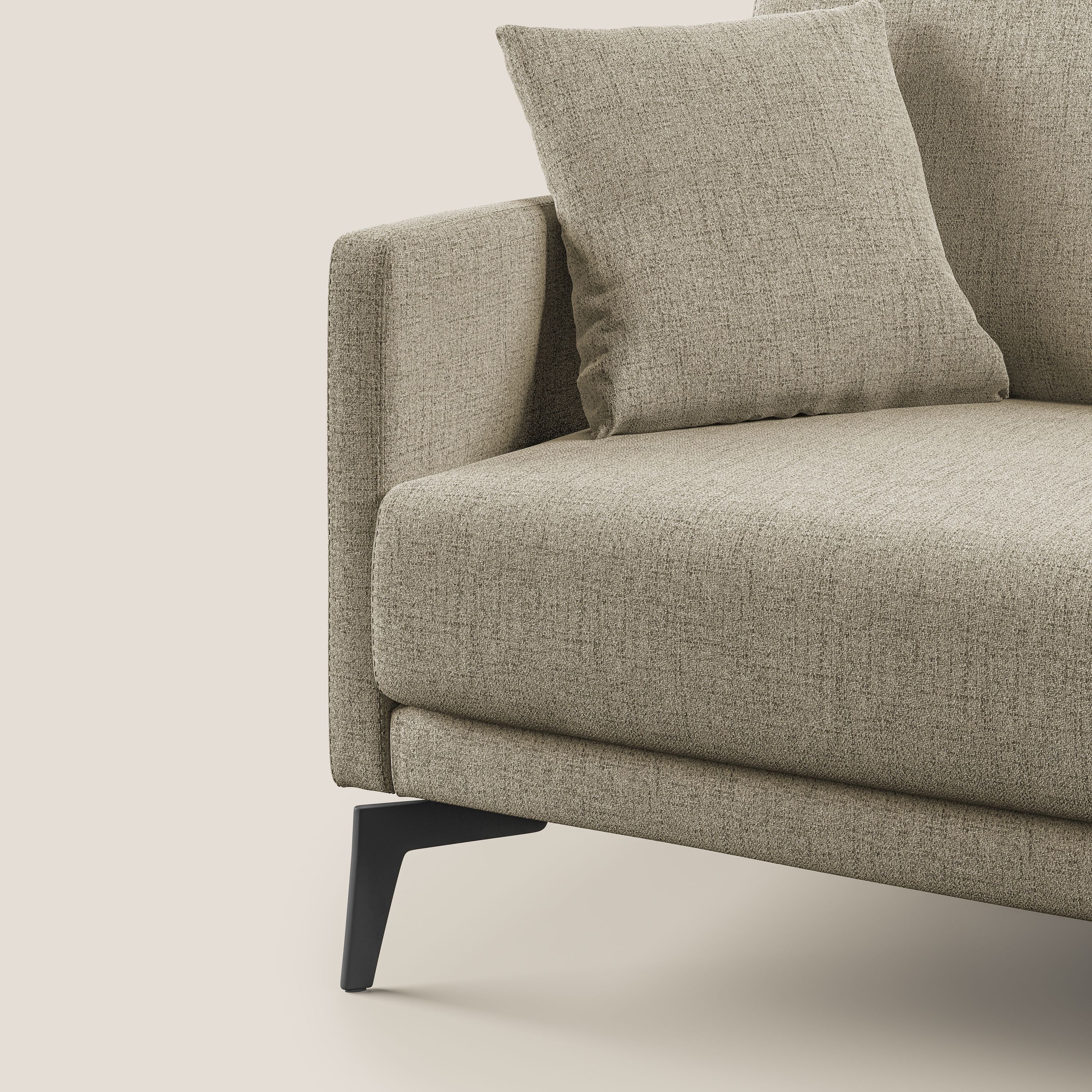 Saturno divano moderno in tessuto morbido impermeabile T03 beige - divitt.sbs