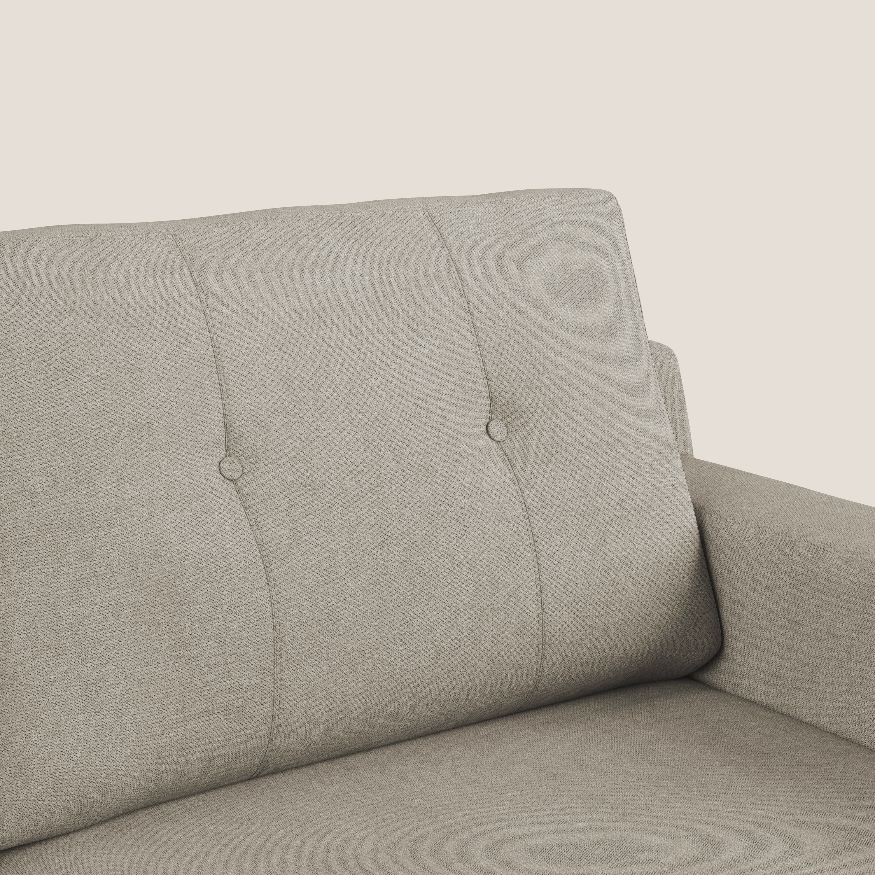 Danish divano moderno in tessuto morbido impermeabile T02 panna - divitt.sbs