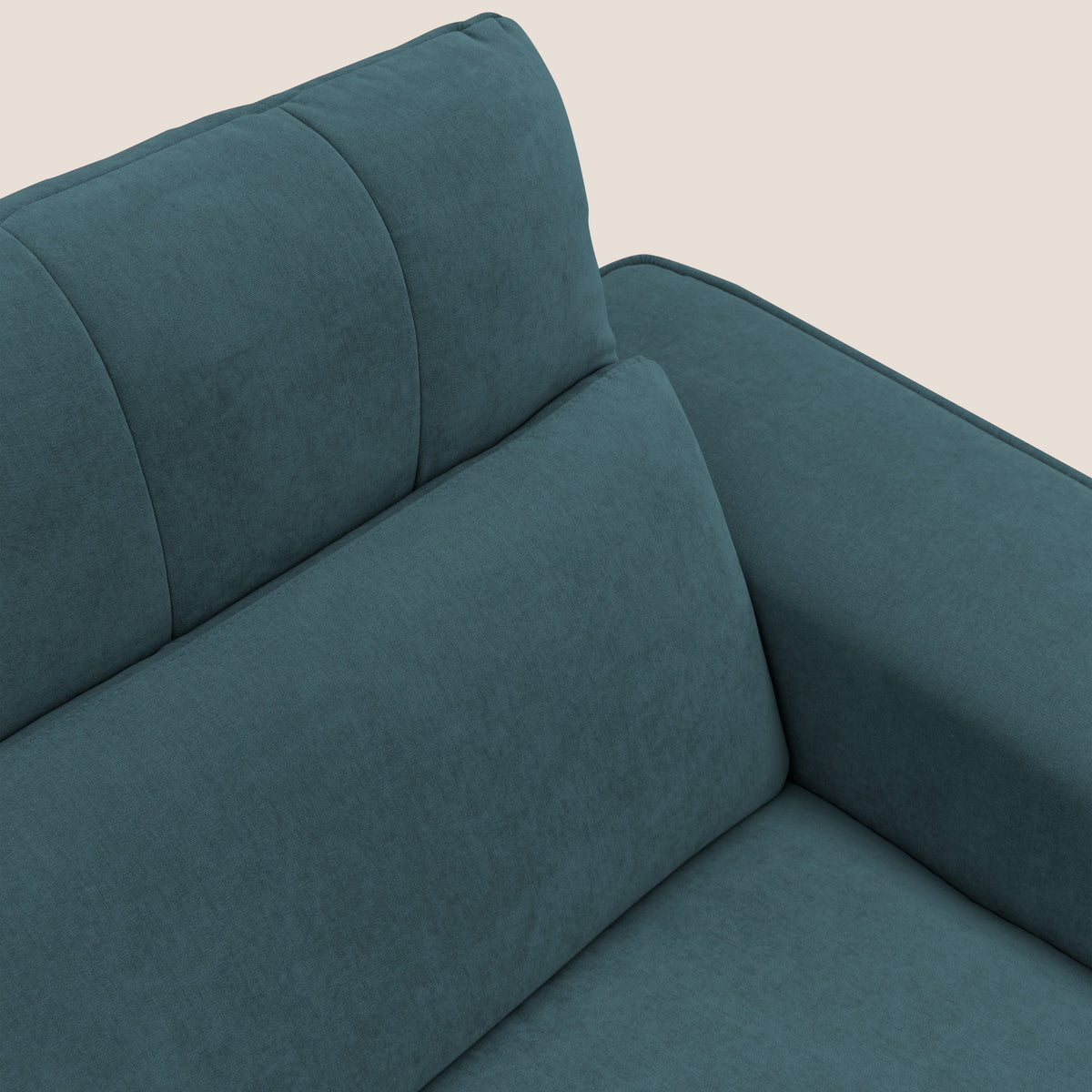 Clark Divano modulare angolare REVERSIBILE con opzione relax elettrico in tessuto smacchiabile impermeabile T17 petrolio - divitt.sbs