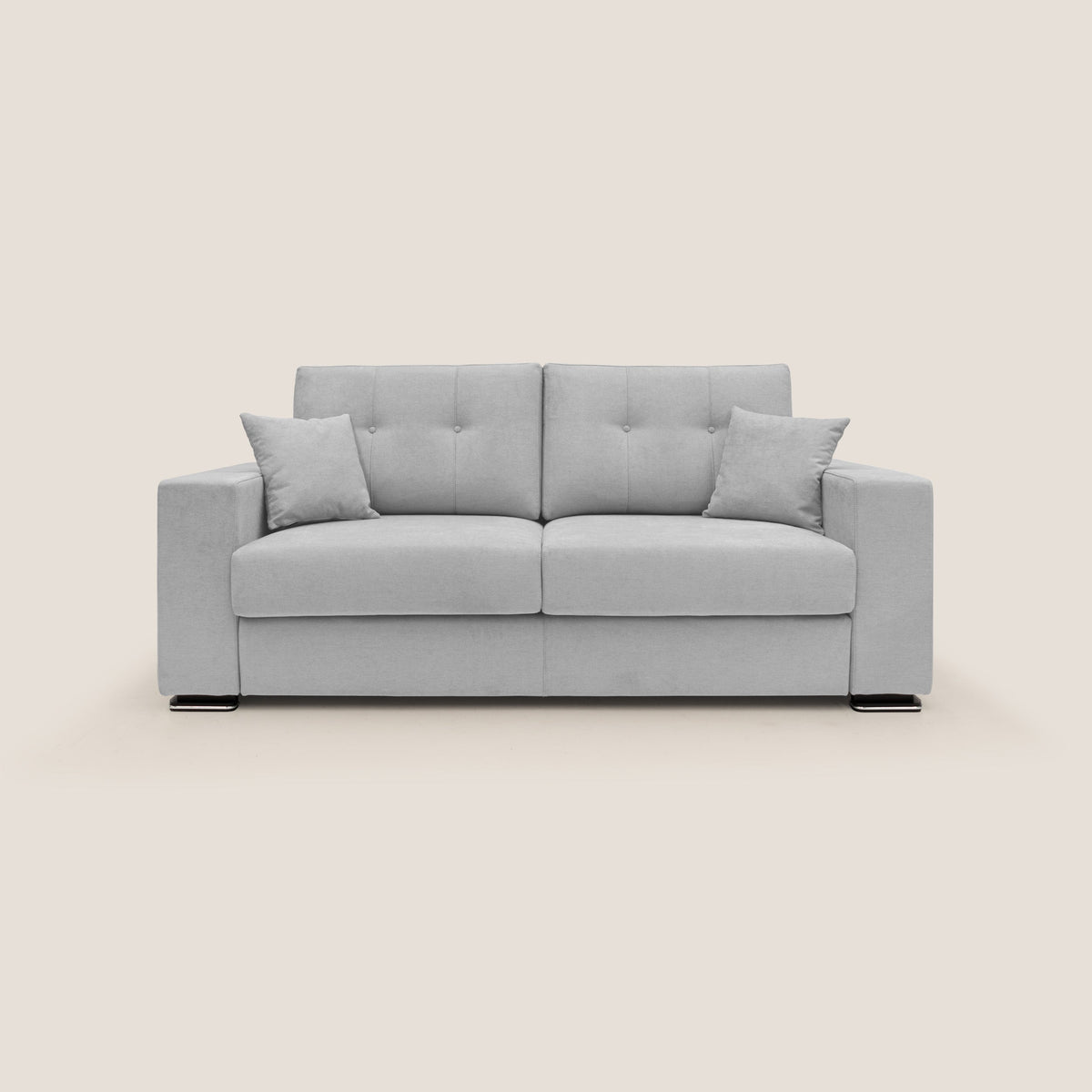 Giove divano in morbido tessuto impermeabile T02 grigio chiaro - divitt.sbs