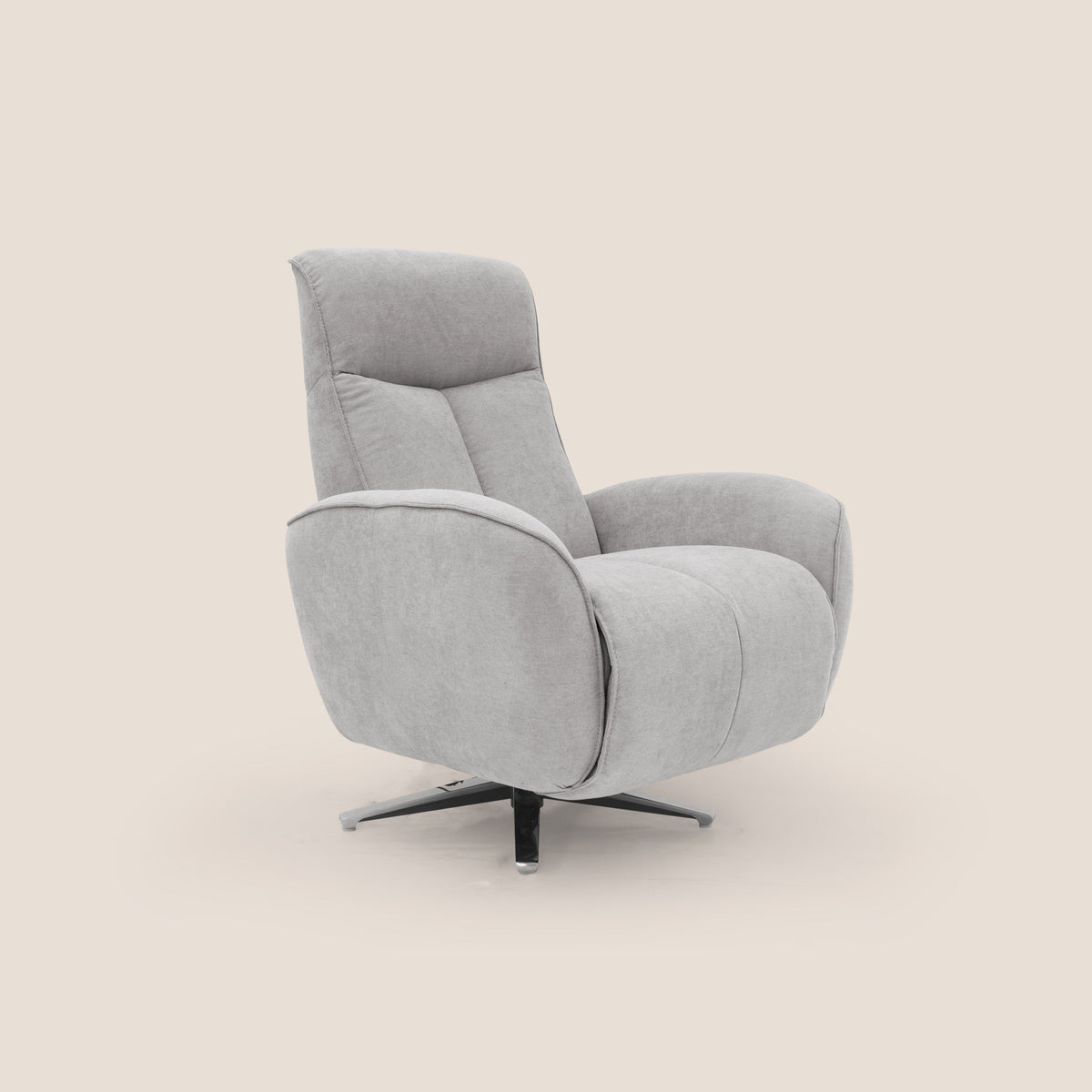 EVA Poltroncina RELAX in morbido tessuto impermeabile T02 grigio chiaro - divitt.sbs