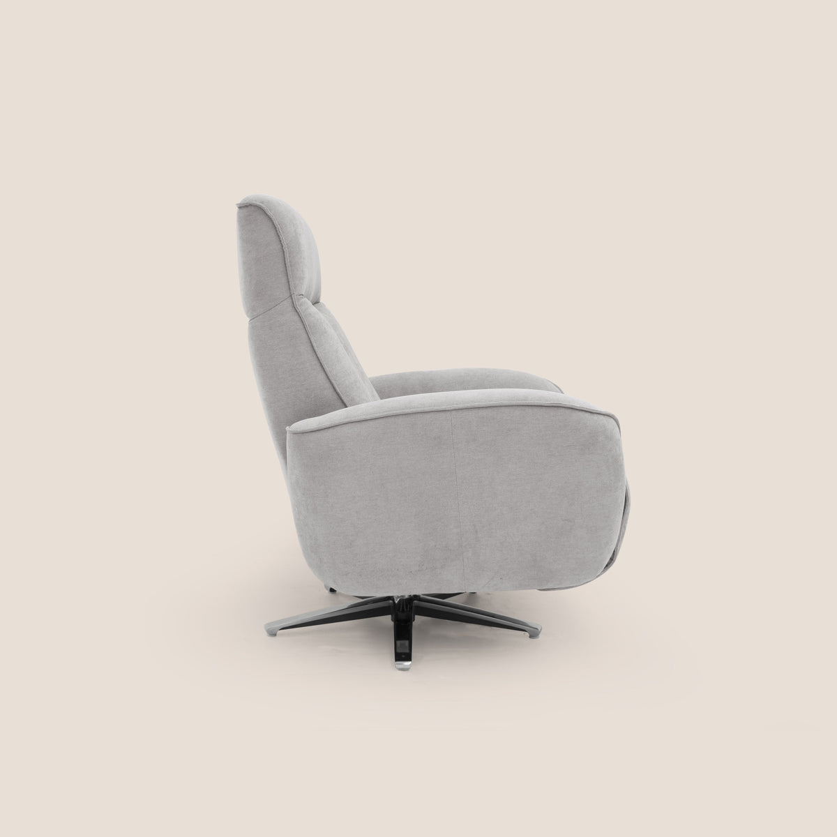 EVA Poltroncina RELAX in morbido tessuto impermeabile T02 grigio chiaro - divitt.sbs