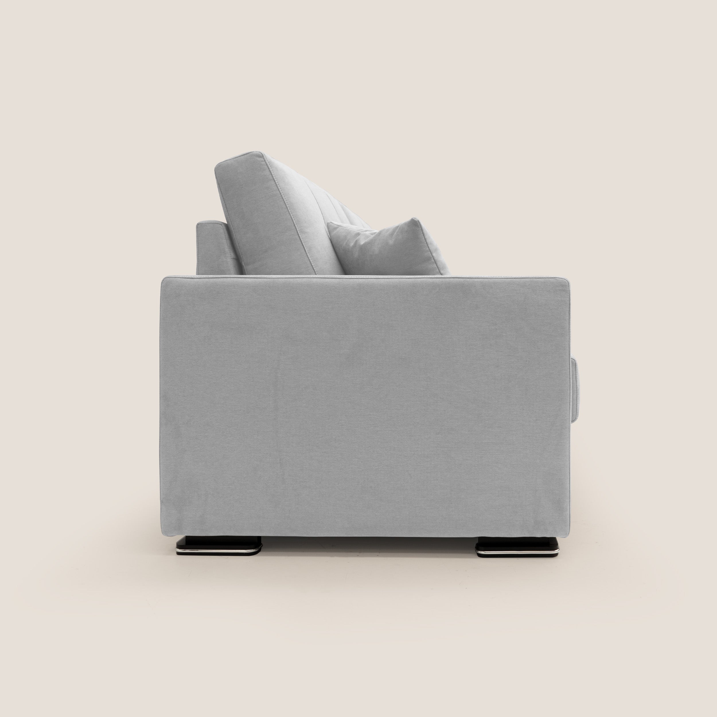 Giove divano in morbido tessuto impermeabile T02 grigio chiaro - divitt.sbs