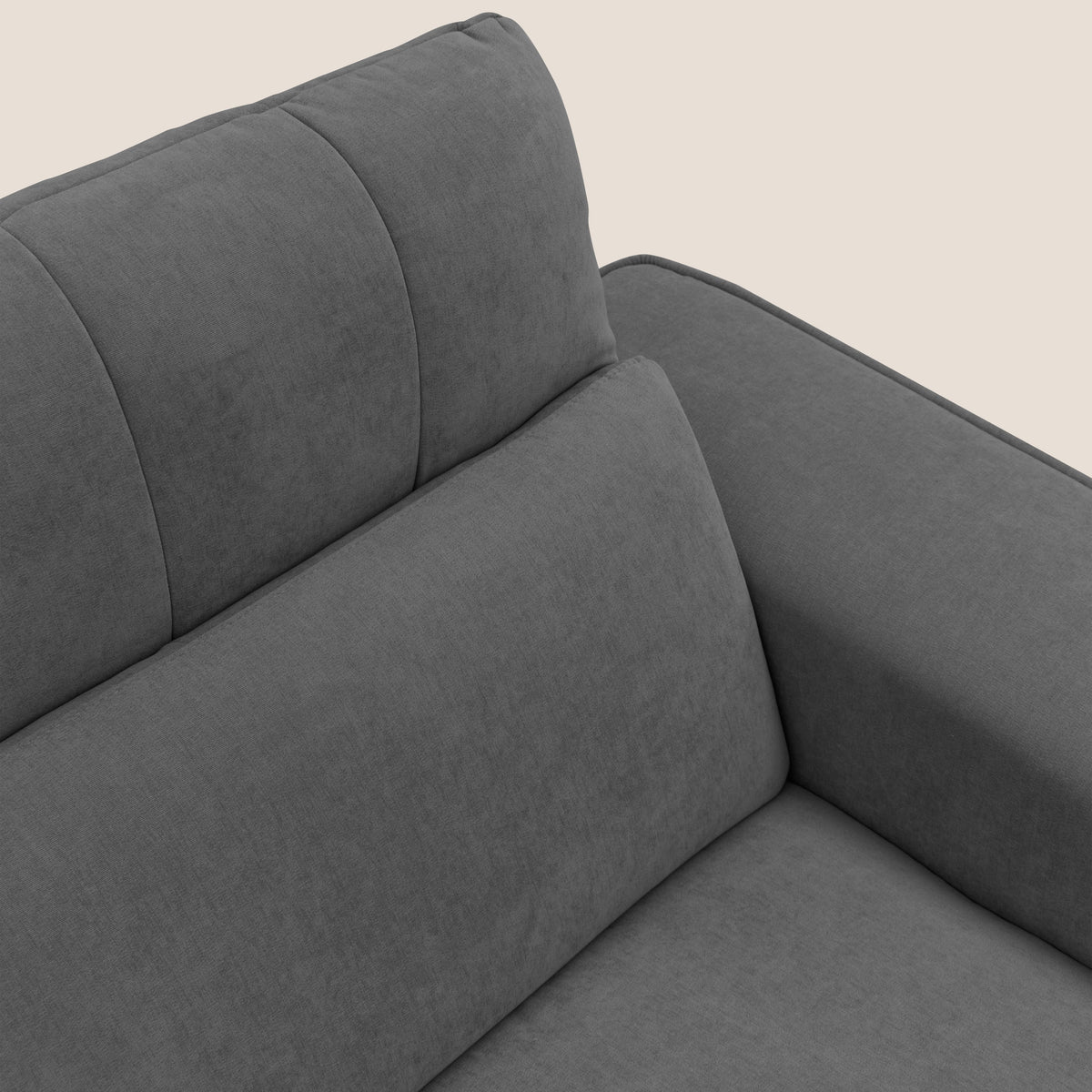 Clark Divano modulare 3 sedute con opzione relax elettrico in tessuto smacchiabile impermeabile T17 antracite - divitt.sbs