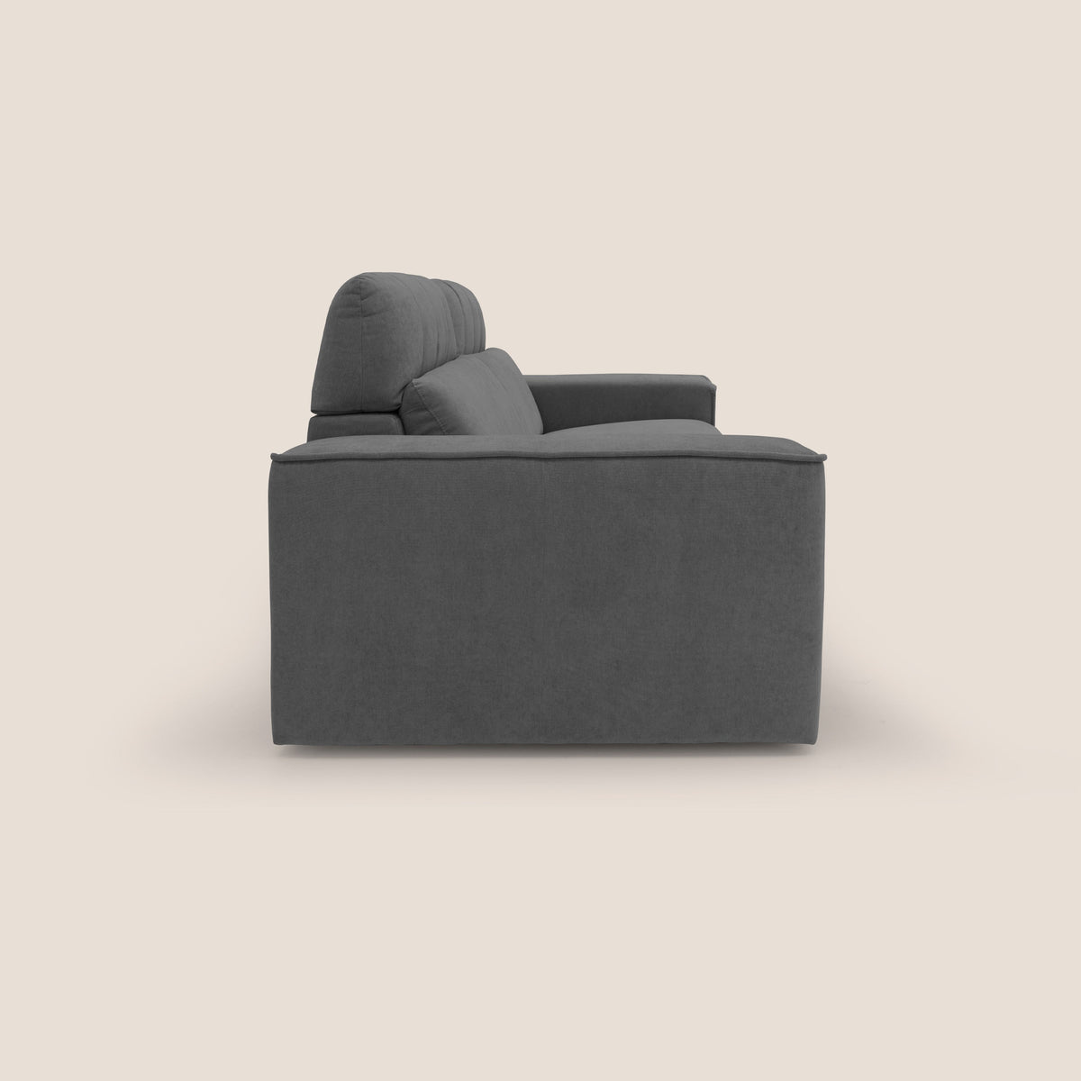 Clark Divano modulare con opzione relax elettrico in tessuto smacchiabile impermeabile T17 antracite - divitt.sbs