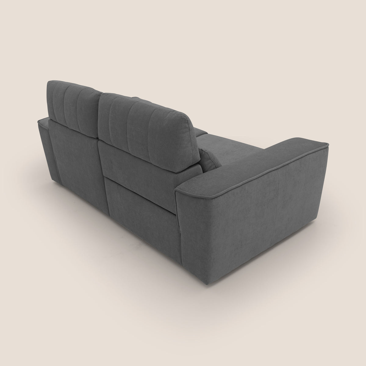 Clark Divano modulare con opzione relax elettrico in tessuto smacchiabile impermeabile T17 antracite - divitt.sbs