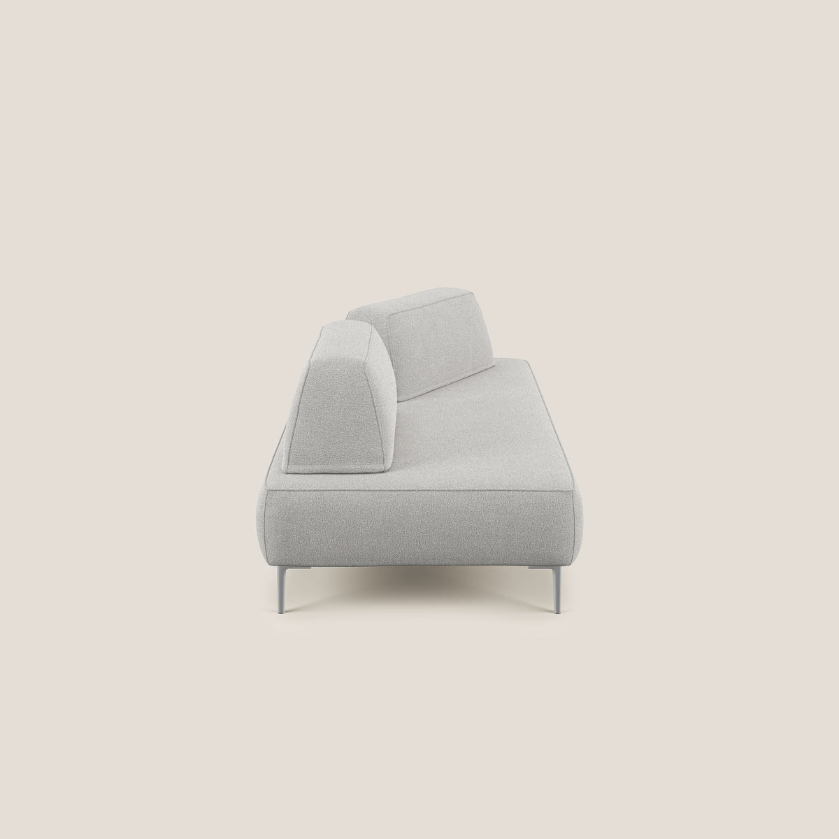 Newton divano modulare con schienali movibili T07 grigio - divitt.sbs
