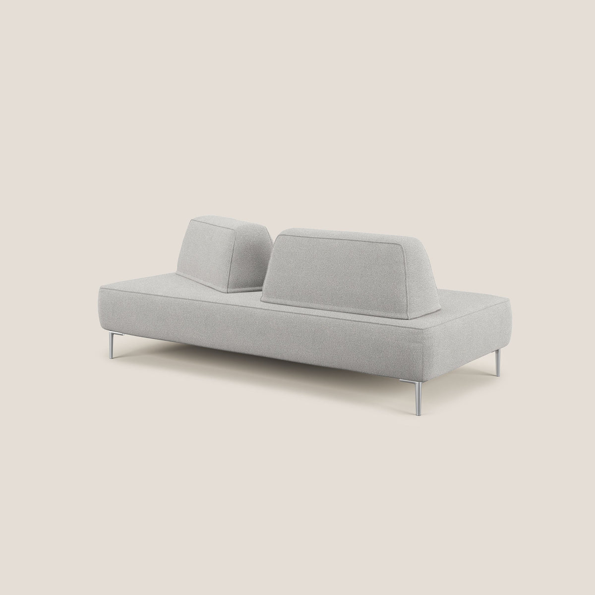 Newton divano modulare con schienali movibili T07 grigio - divitt.sbs