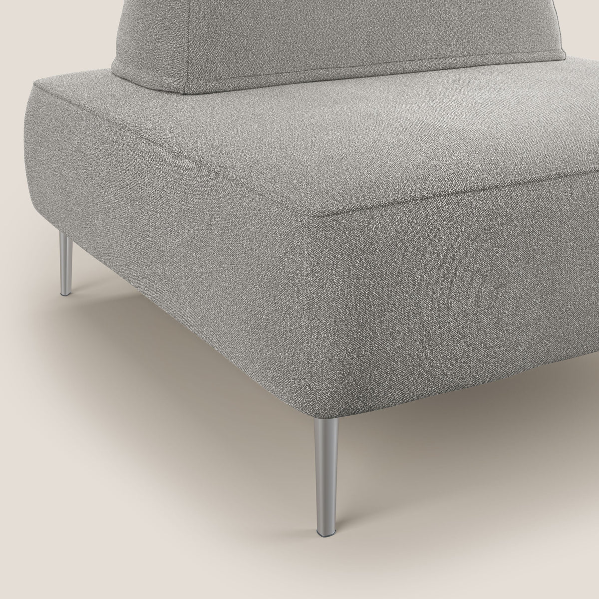 Newton poltrona modulare con schienali movibili T07 grigio - divitt.sbs