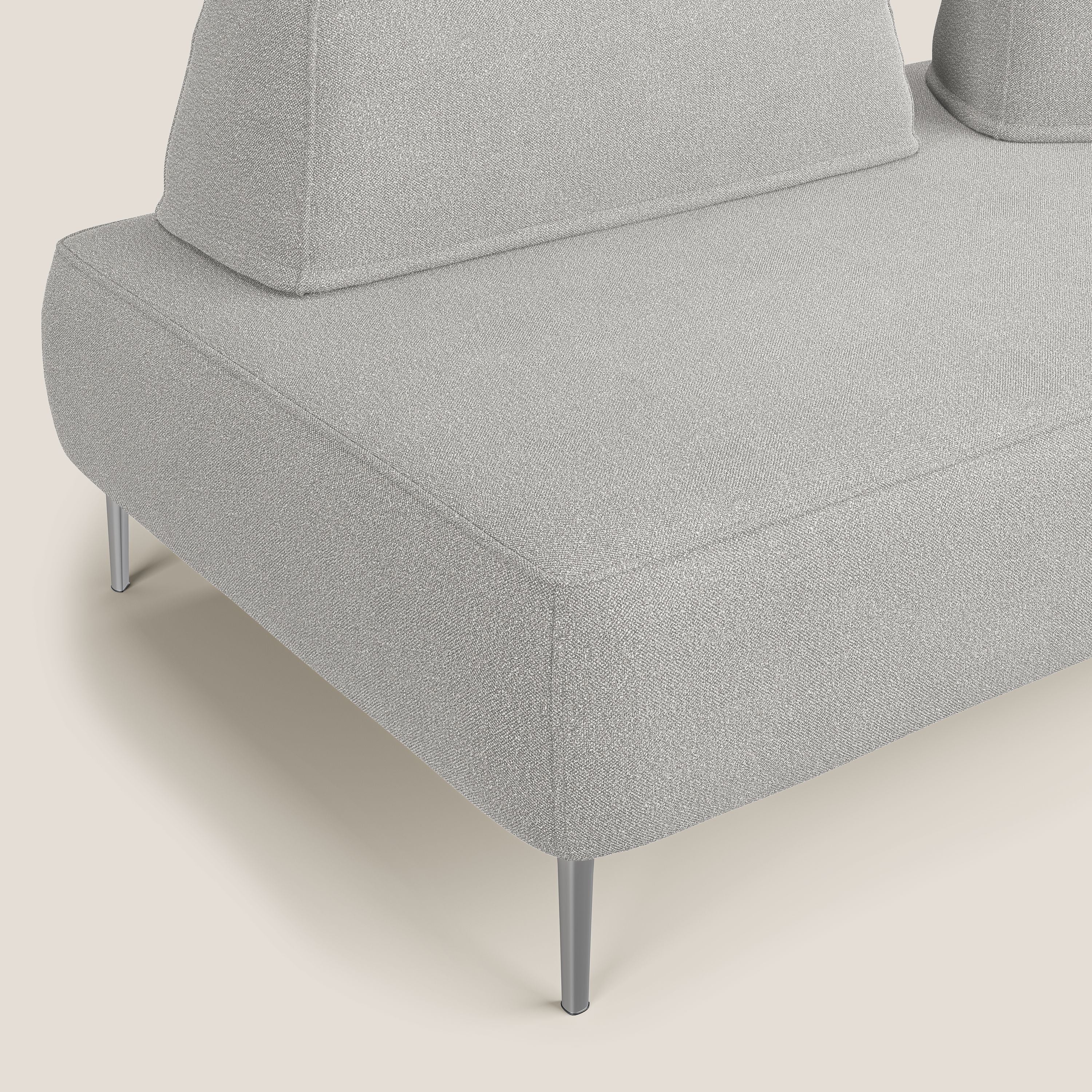 Newton divano modulare con schienali movibili T07 grigio - divitt.sbs