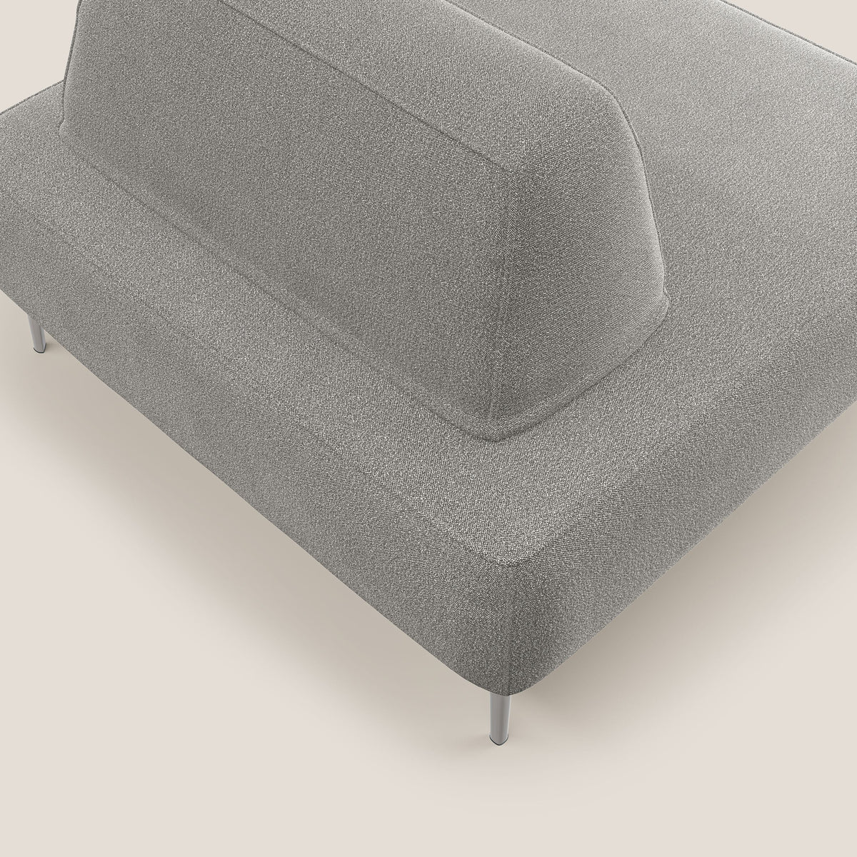 Newton poltrona modulare con schienali movibili T07 grigio - divitt.sbs