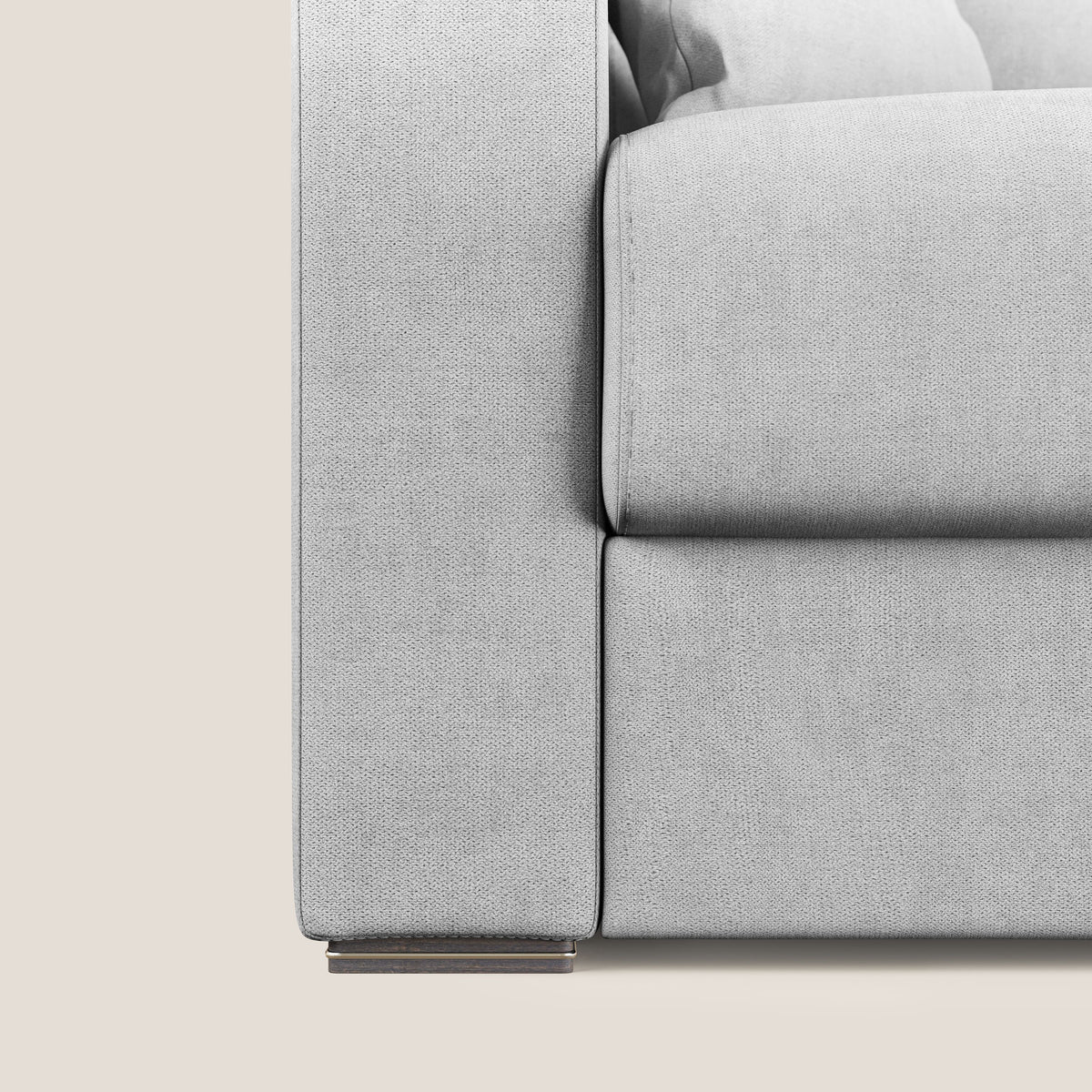 Best Divano letto angolare in tessuto impermeabile T02 grigio chiaro - divitt.sbs