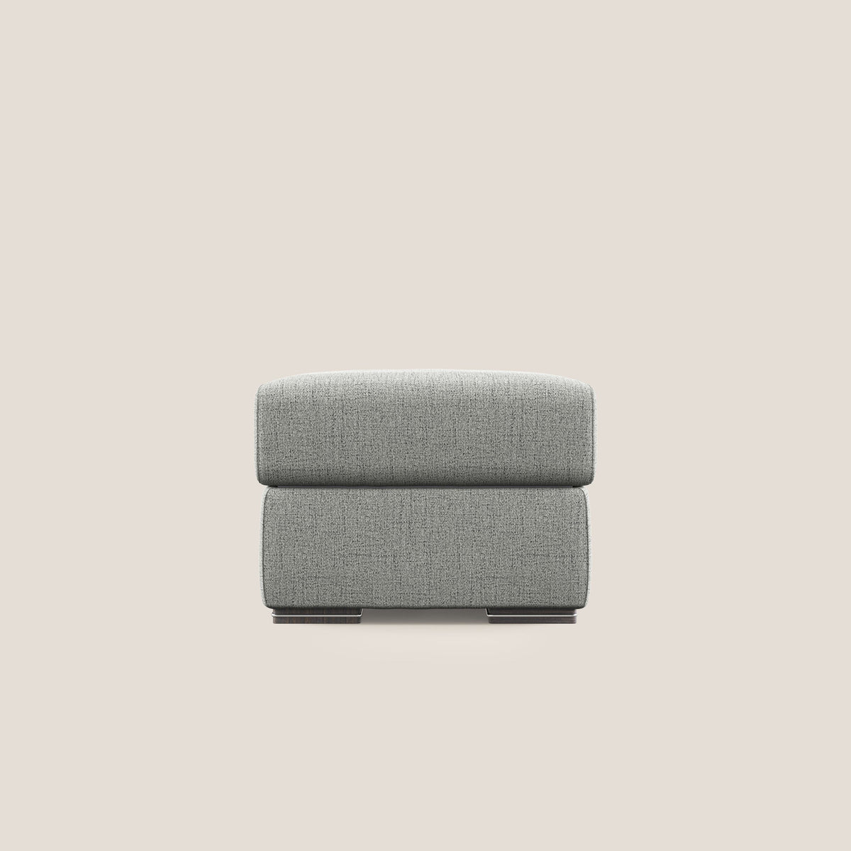 Sun pouf apribile contenitore in tessuto impermeabile fiammato T03 grigio chiaro - divitt.sbs