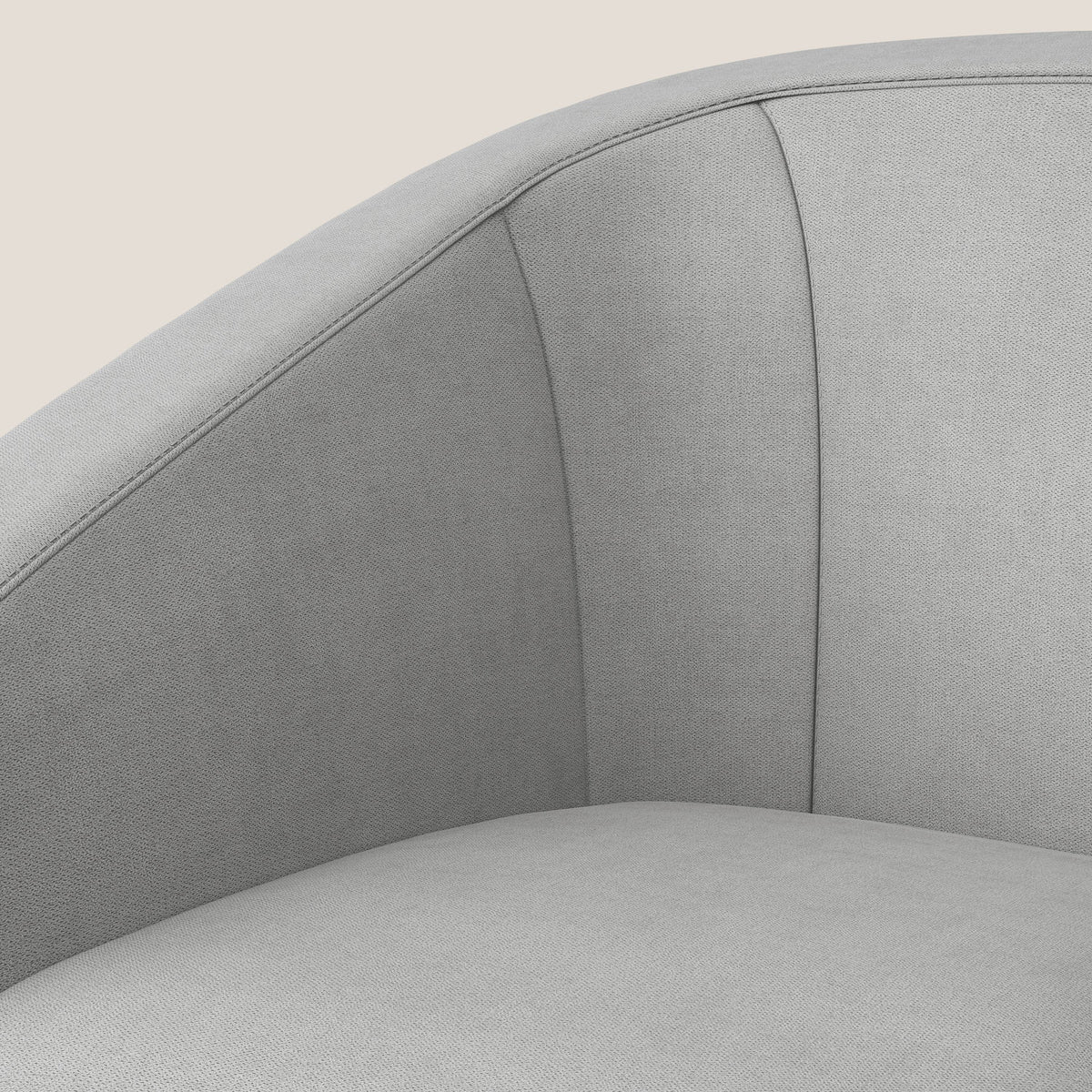 Sally Poltroncina in tessuto morbido impermeabile T02 grigio chiaro - divitt.sbs