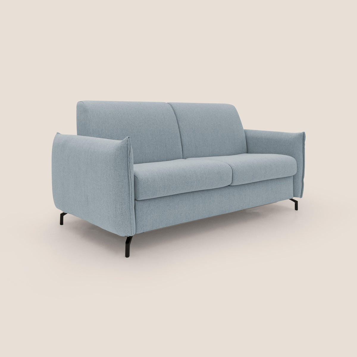 Scarlet divano letto in tessuto misto cotone impermeabile T19 carta da zucchero - divitt.sbs