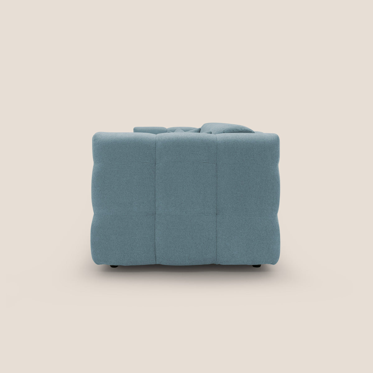 Tender Divano letto matrimoniale dal design innovativo in tessuto bouclet impermeabile T07 carta da zucchero - divitt.sbs