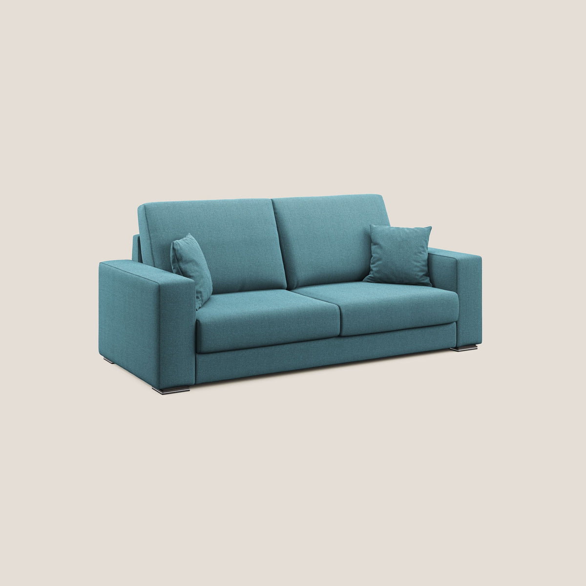 Marte divano in tessuto smacchiabile impermeabile T08 azzurro - divitt.sbs