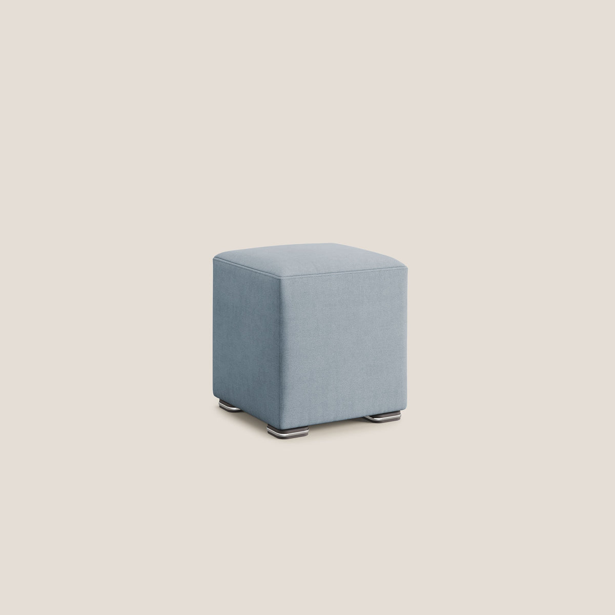 Cube pouf in tessuto morbido impermeabile T02 carta da zucchero - divitt.sbs