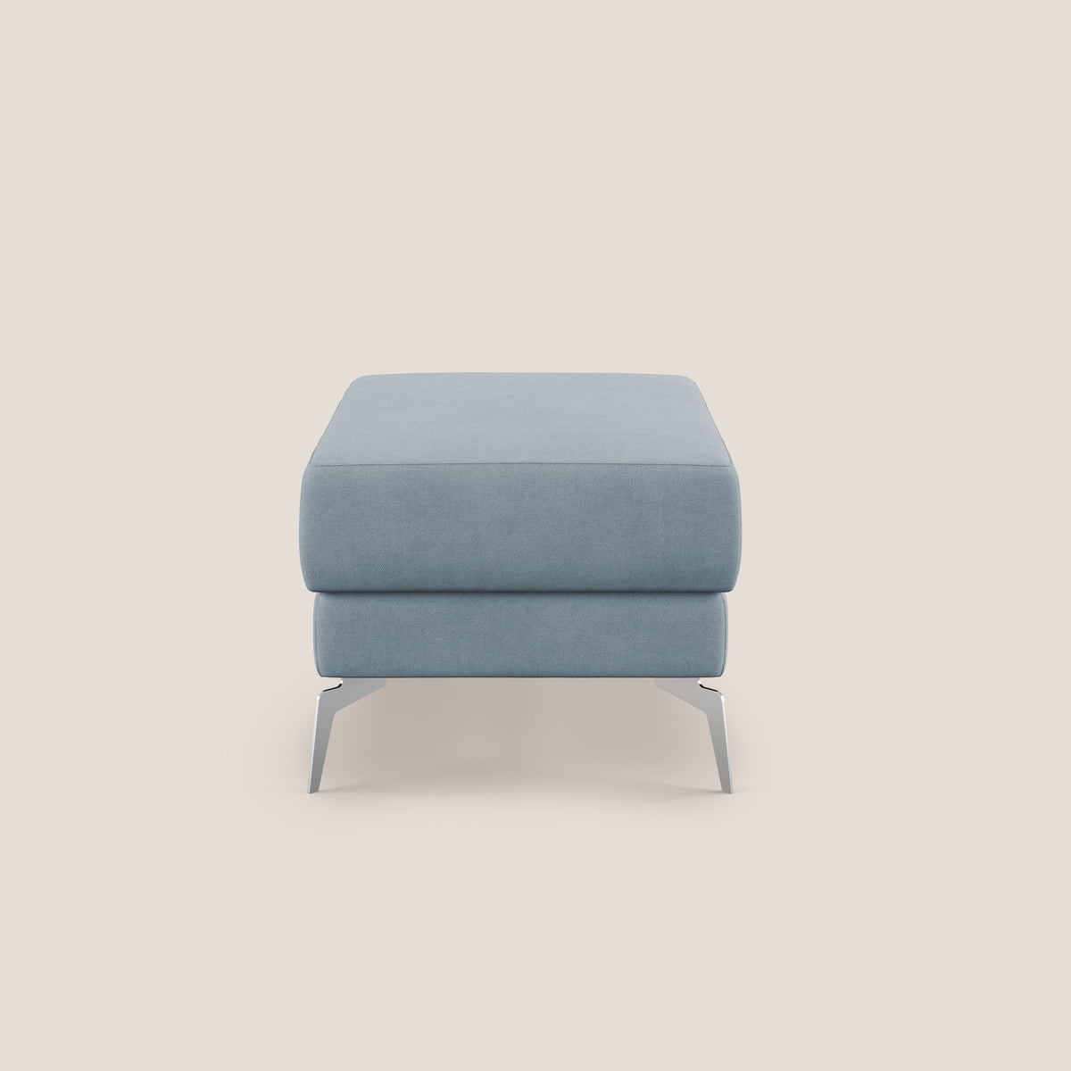 Star Pouf con piedini alti in tessuto impermeabile T02 carta da zucchero - divitt.sbs
