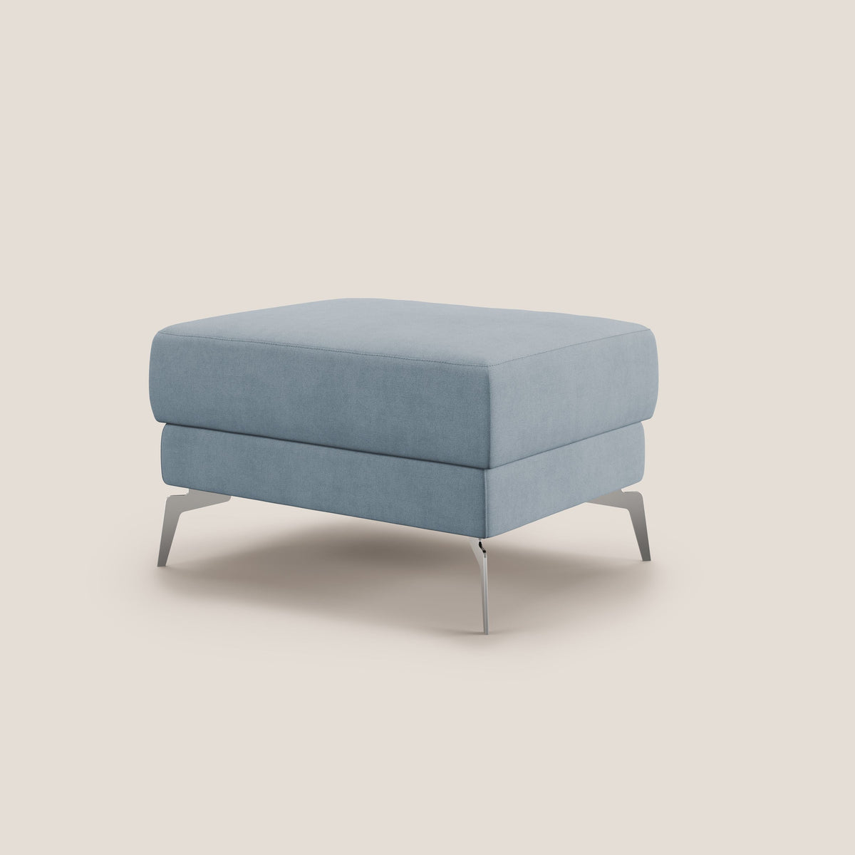 Star Pouf con piedini alti in tessuto impermeabile T02 carta da zucchero - divitt.sbs