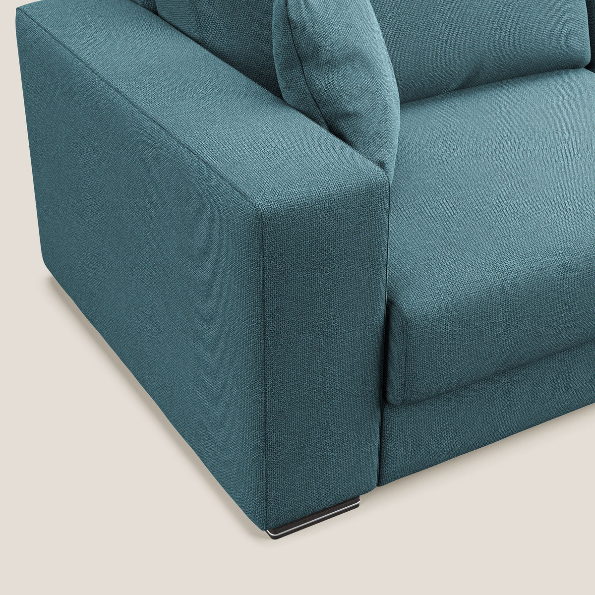 Marte divano in tessuto smacchiabile impermeabile T08 azzurro - divitt.sbs