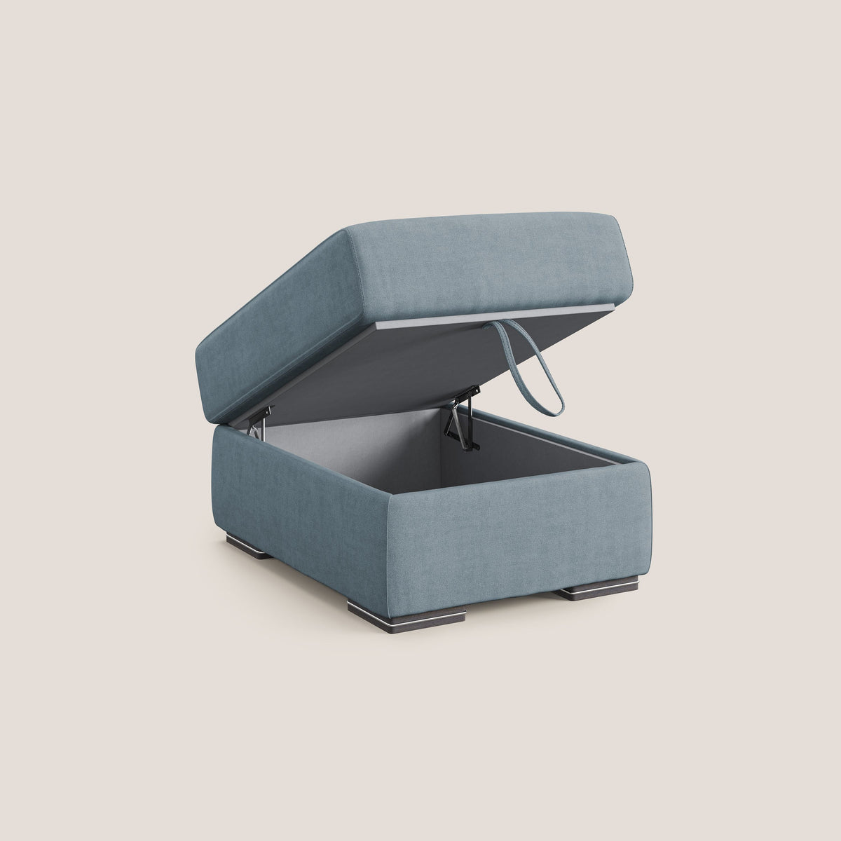 Sun pouf apribile contenitore in tessuto impermeabile T02 carta da zucchero - divitt.sbs
