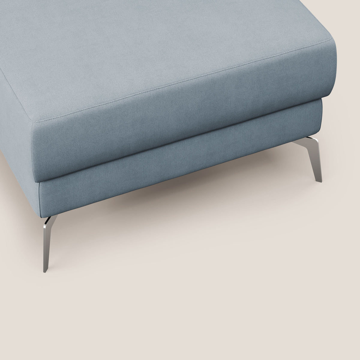 Star Pouf con piedini alti in tessuto impermeabile T02 carta da zucchero - divitt.sbs
