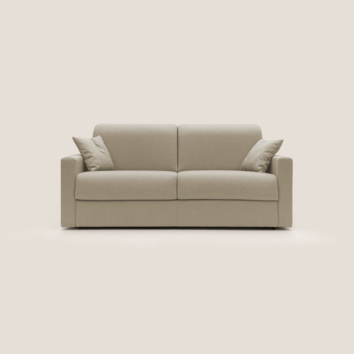 Chris Divano letto matrimoniale in tessuto impermeabile T13 beige - divitt.sbs