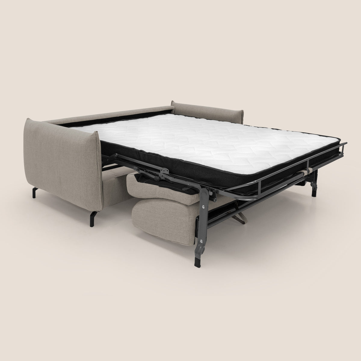 Scarlet divano letto in tessuto misto cotone impermeabile T19 beige - divitt.sbs