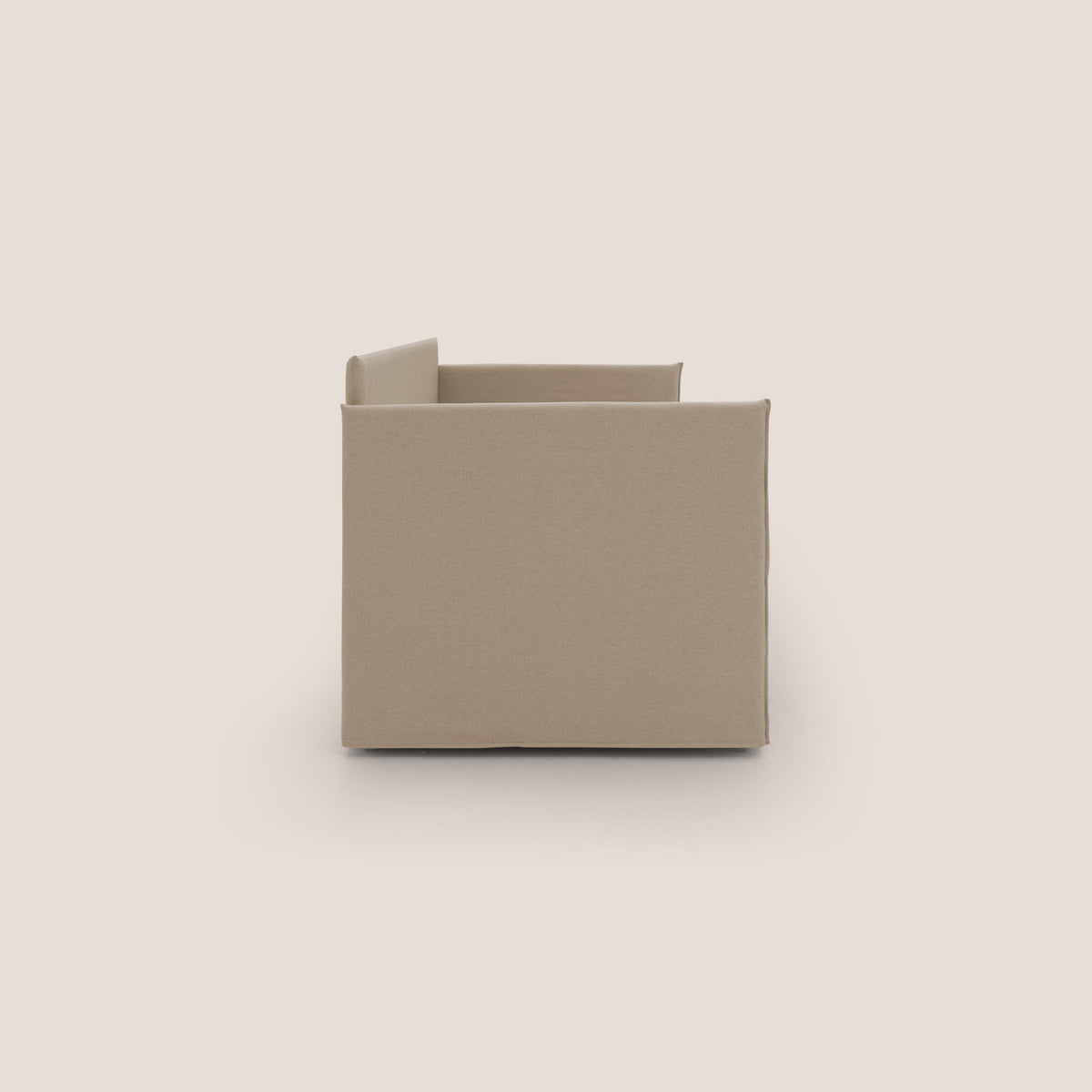 Brenta Divano duplex con doppio letto in tessuto simil cotone impermeabile T13 beige - divitt.sbs