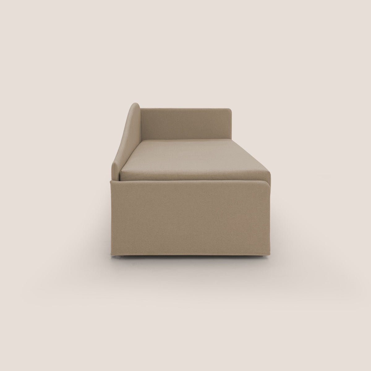 Nolo Divano duplex con doppio letto in tessuto simil cotone impermeabile T13 beige - divitt.sbs