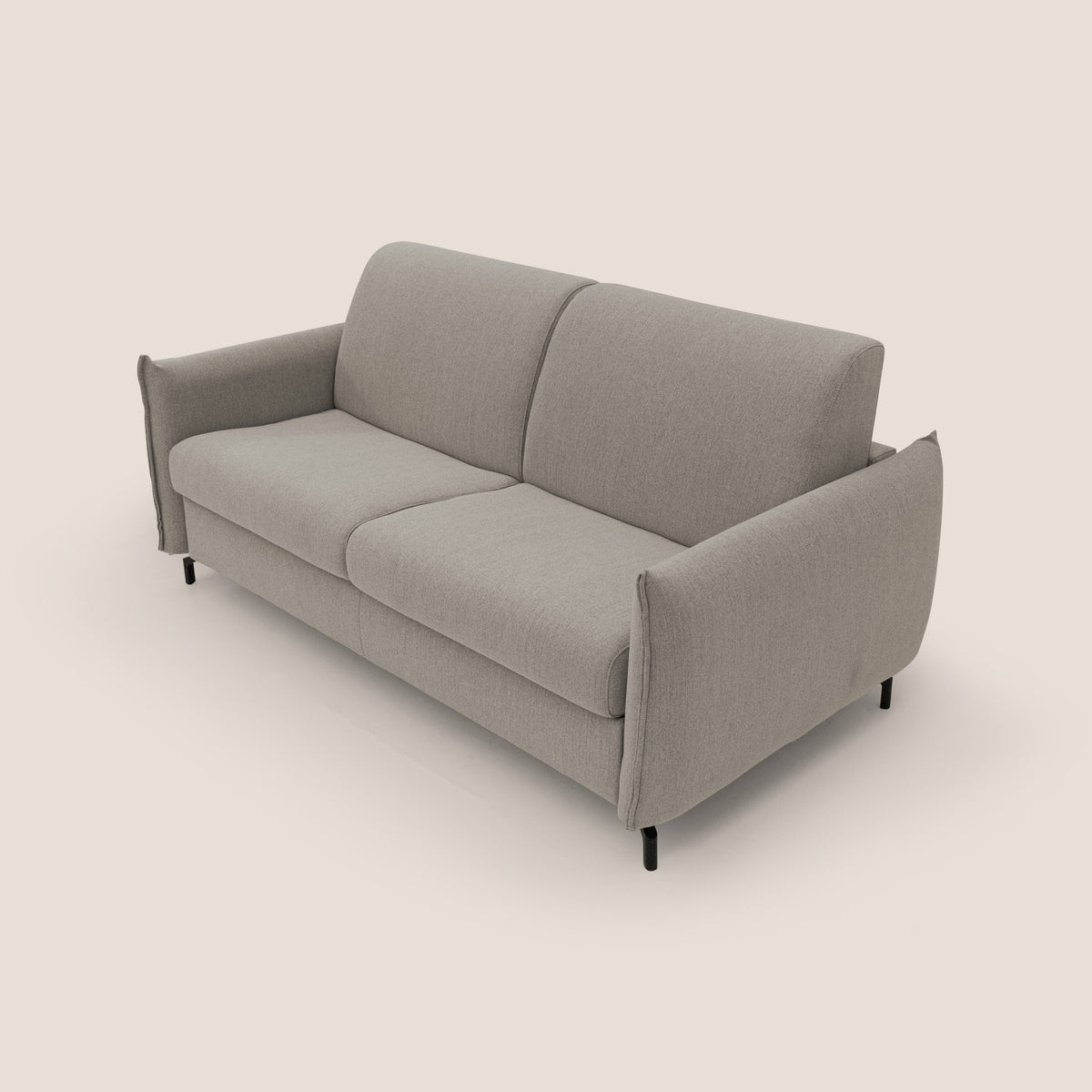 Scarlet divano letto in tessuto misto cotone impermeabile T19 beige - divitt.sbs