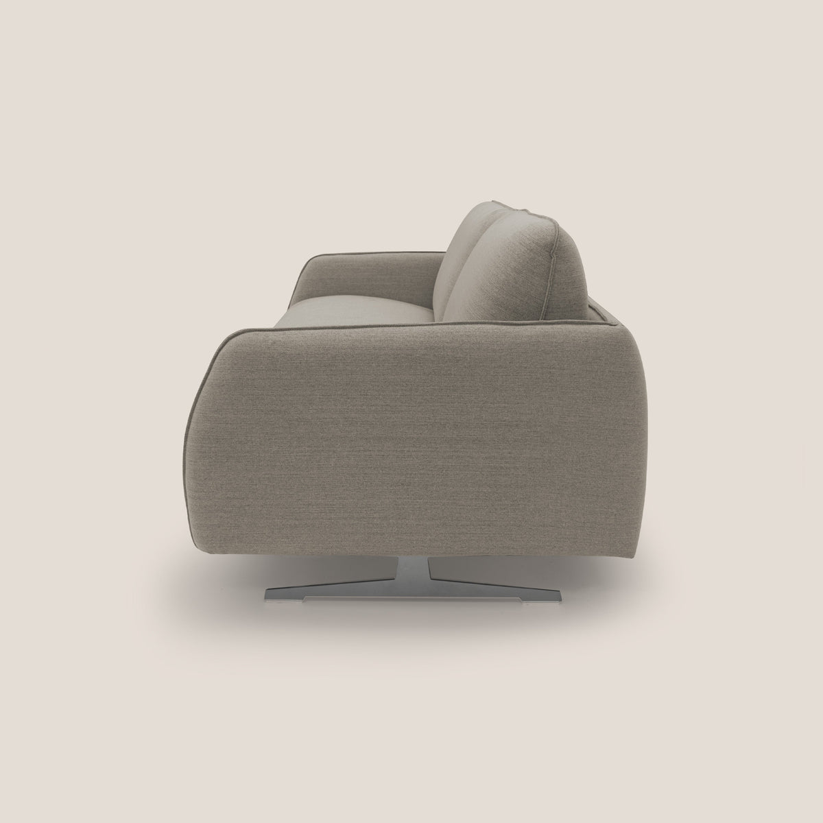 Texas Divano letto matrimoniale moderno in tessuto impermeabile T19 beige - divitt.sbs