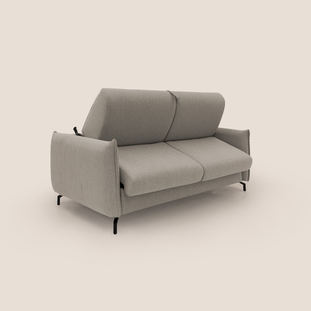 Scarlet divano letto in tessuto misto cotone impermeabile T19 beige - divitt.sbs