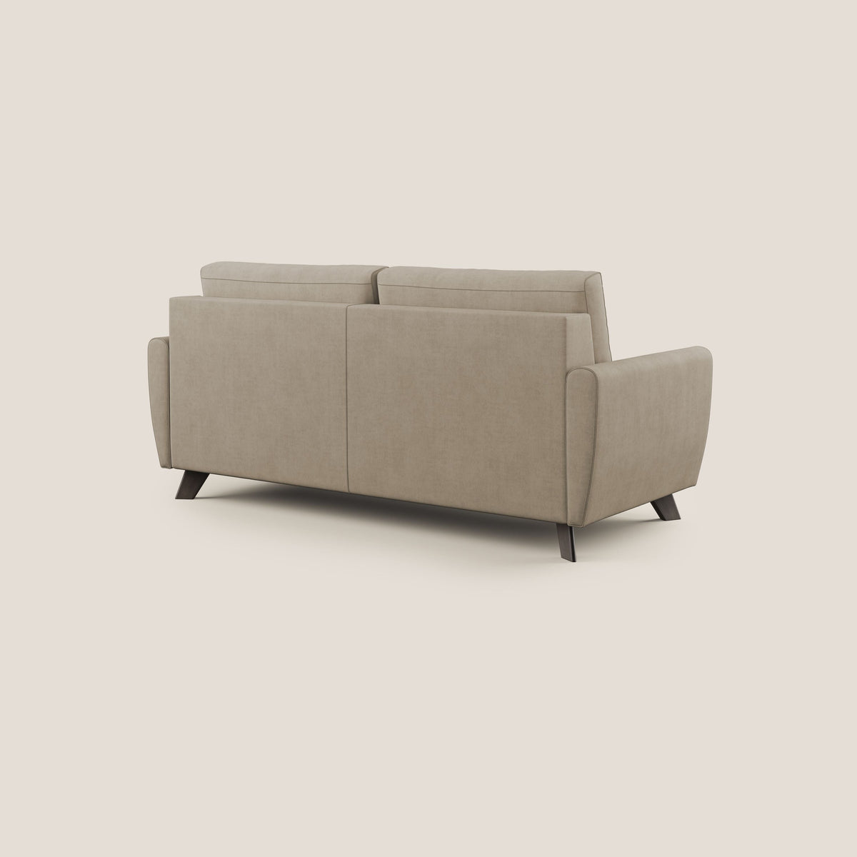 Callisto Divano letto matrimoniale in tessuto morbido impermeabile T02 beige - divitt.sbs