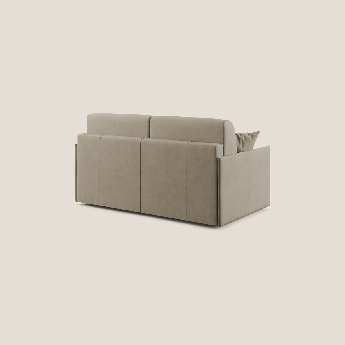 Evans Divano letto in morbido tessuto impermeabile T02 beige - divitt.sbs