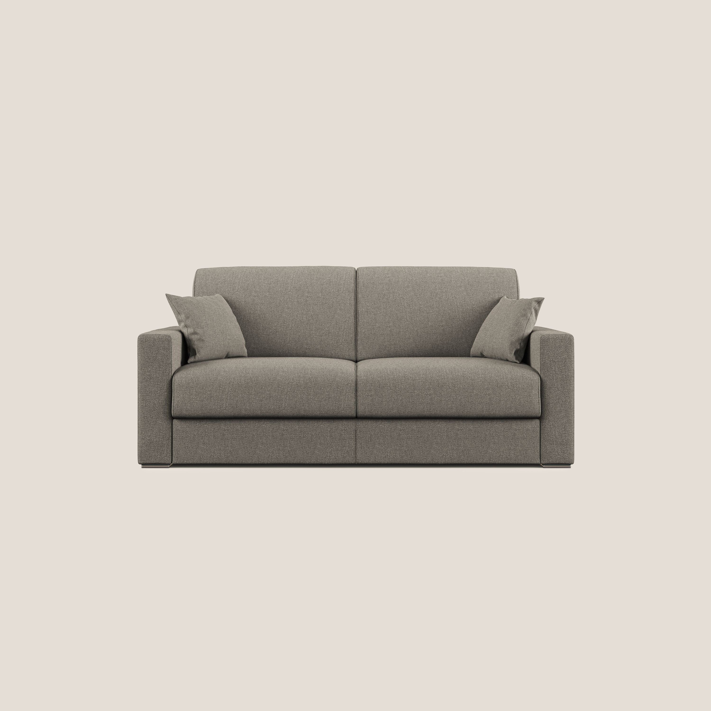 Best Divano letto matrimoniale in tessuto smacchiabile QuickClean T08 tortora - divitt.sbs