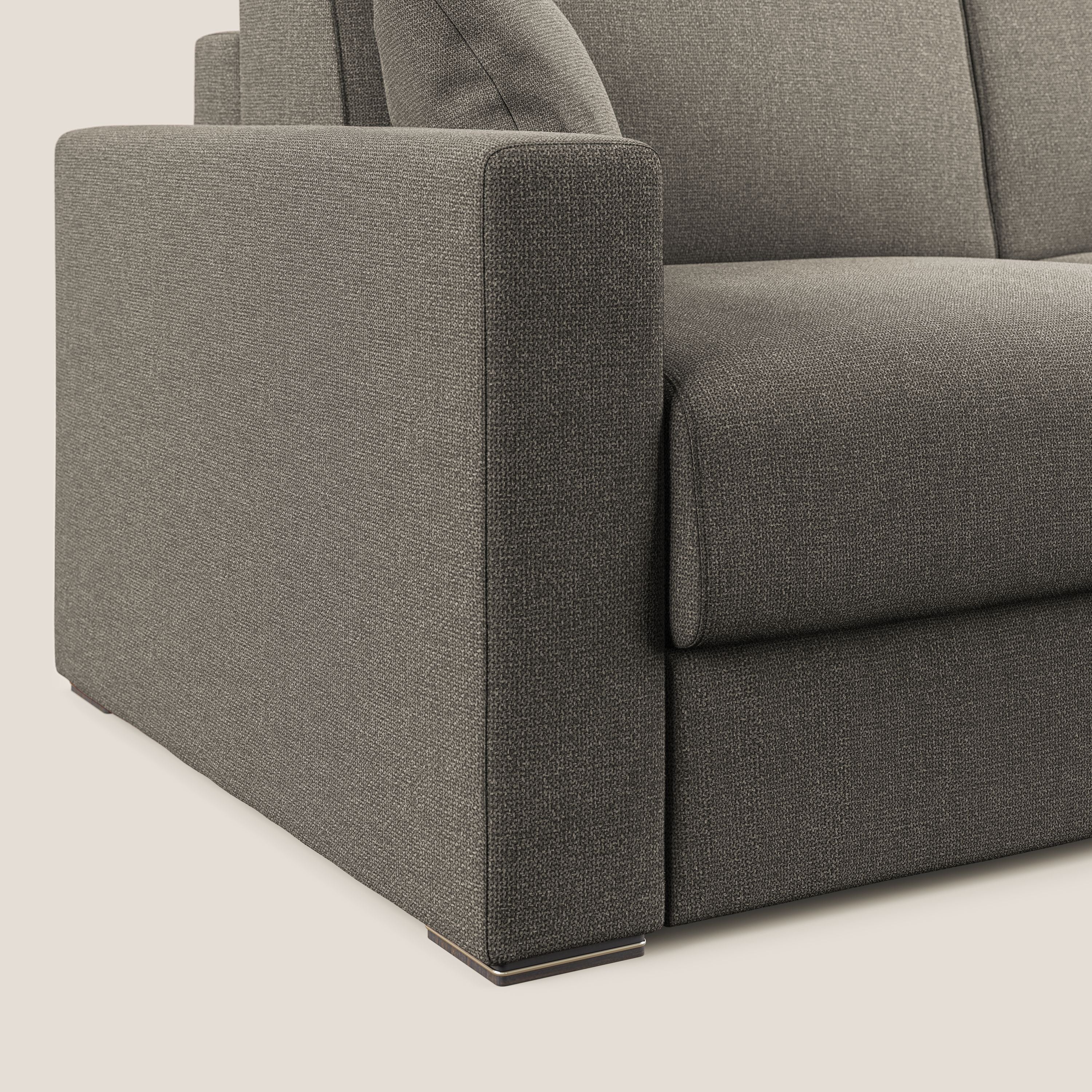 Best Divano letto matrimoniale in tessuto smacchiabile QuickClean T08 tortora - divitt.sbs