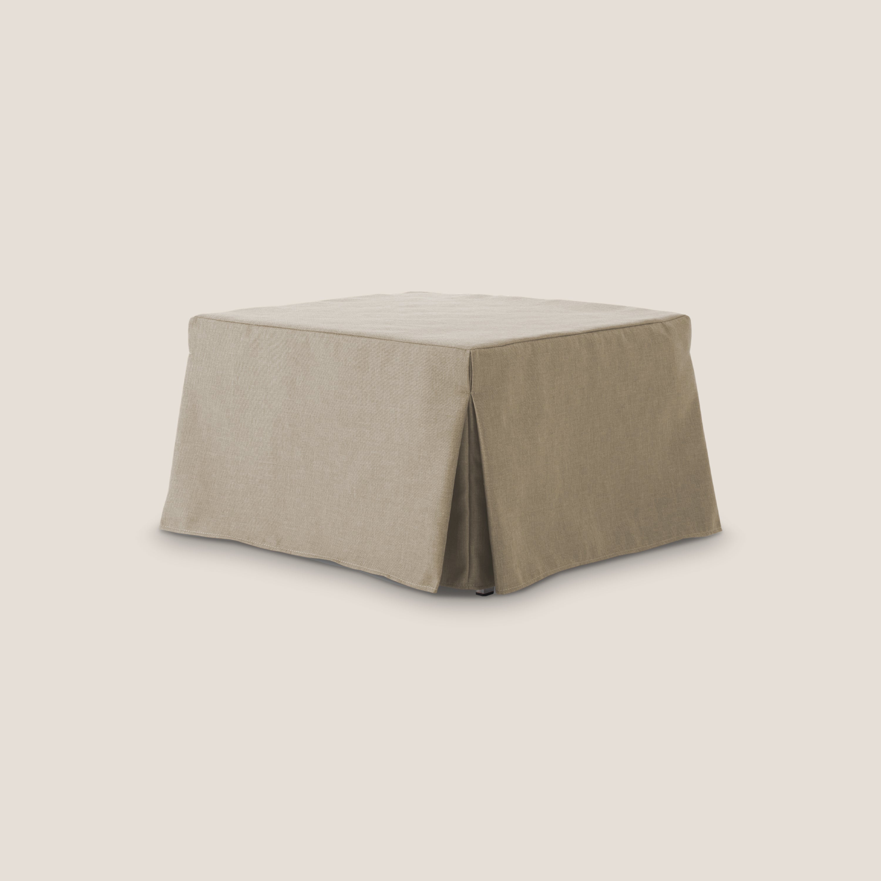 TIP-TOP Pouf LETTO in TESSUTO impermeabile T13 beige - divitt.sbs