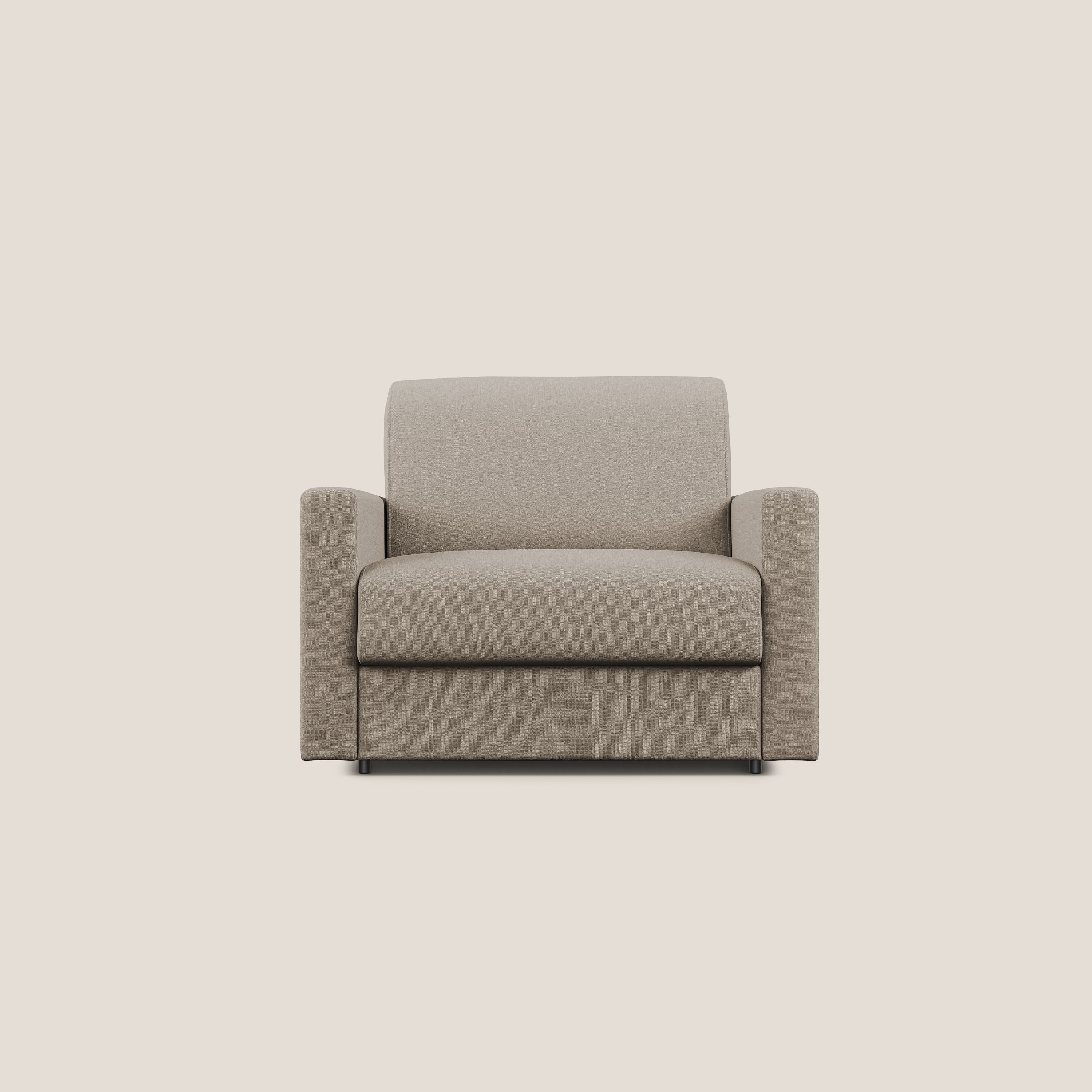 Chris poltrona letto in tessuto impermeabile T13 beige - divitt.sbs