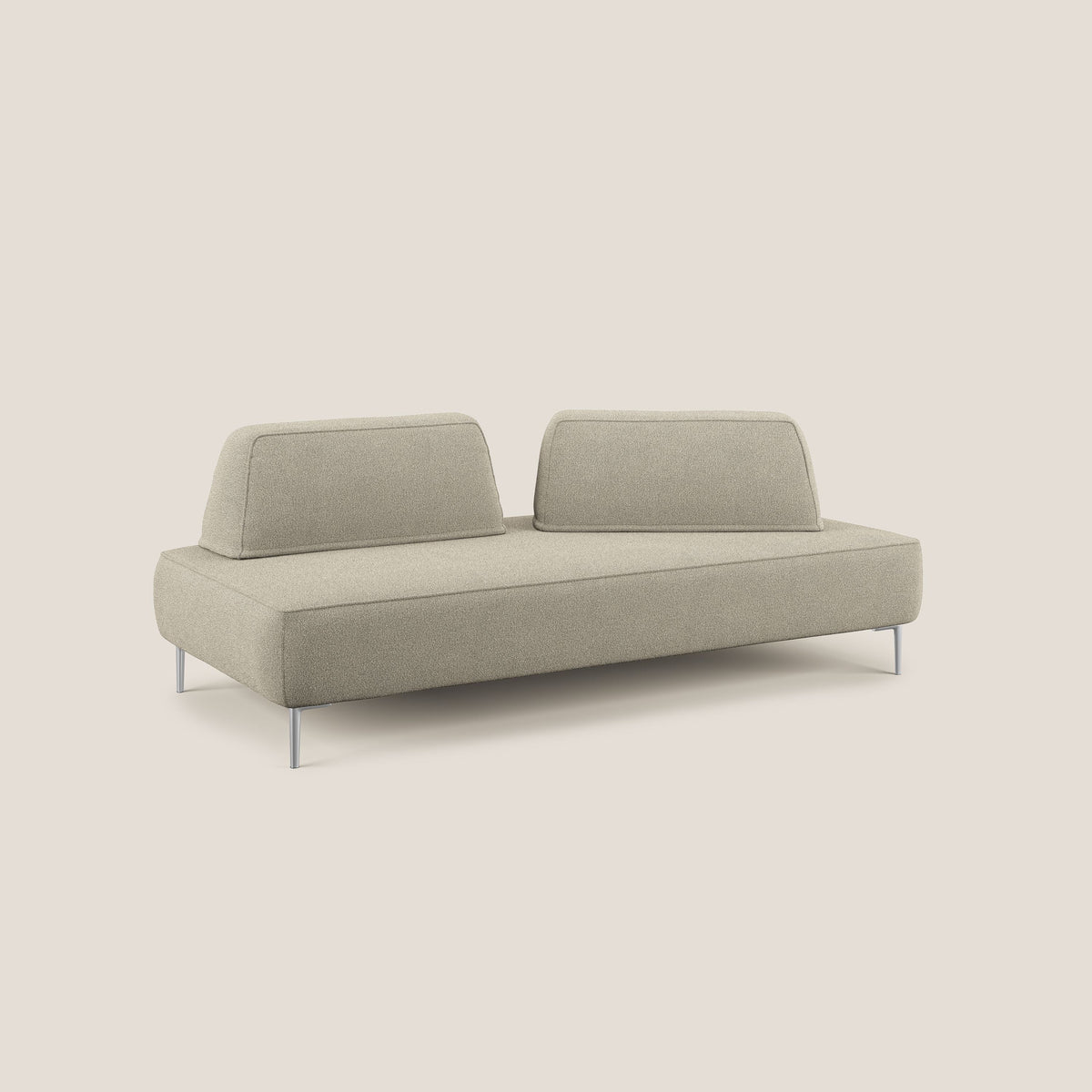 Newton divano modulare con schienali movibili T07 beige - divitt.sbs