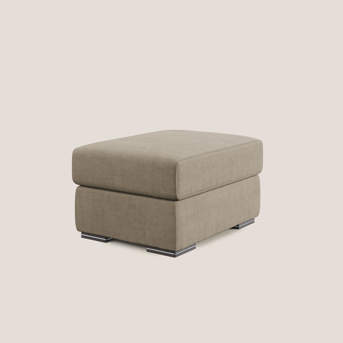 Sun pouf apribile contenitore in tessuto impermeabile T02 beige - divitt.sbs
