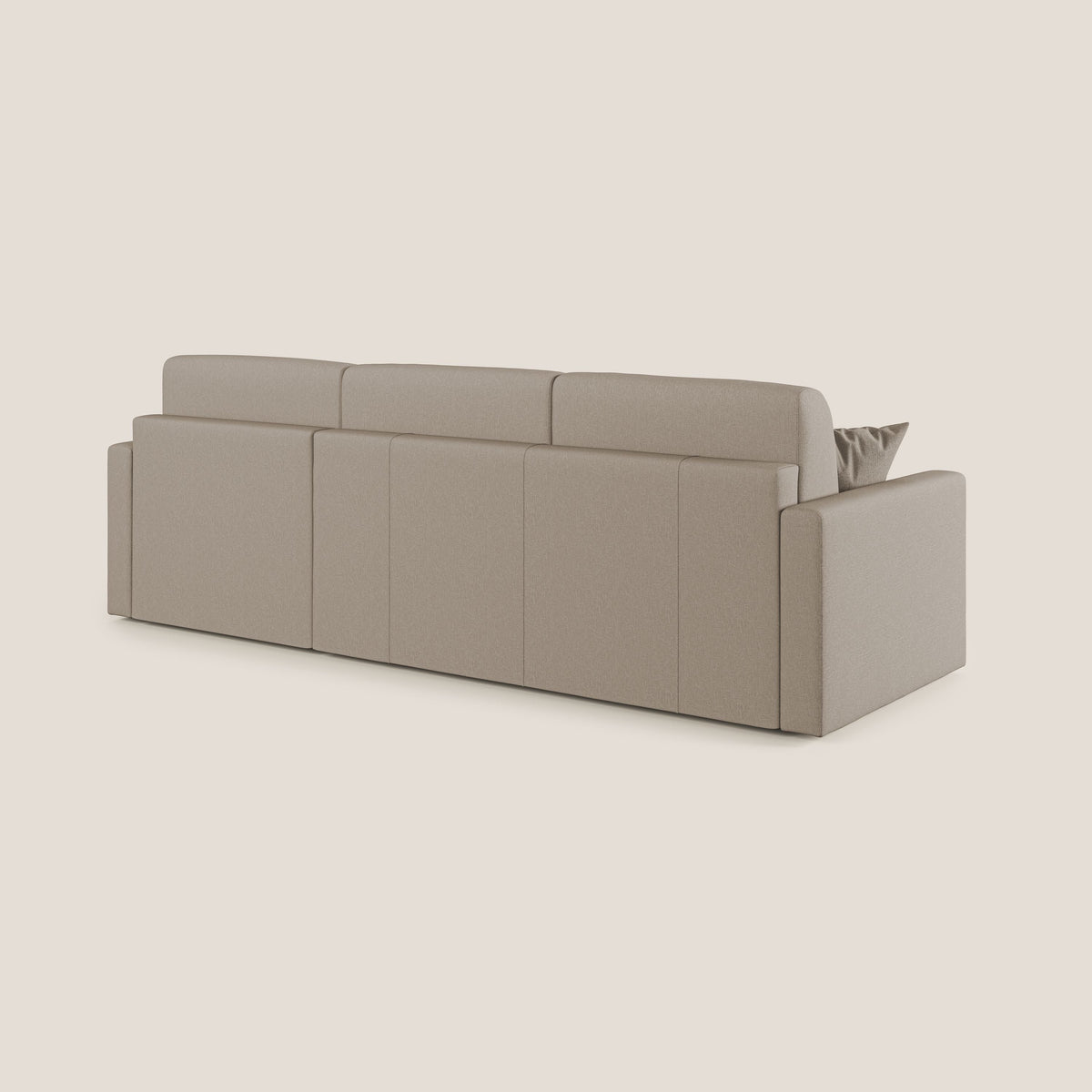 Chris Divano letto angolare 5 posti in tessuto impermeabile T13 beige - divitt.sbs