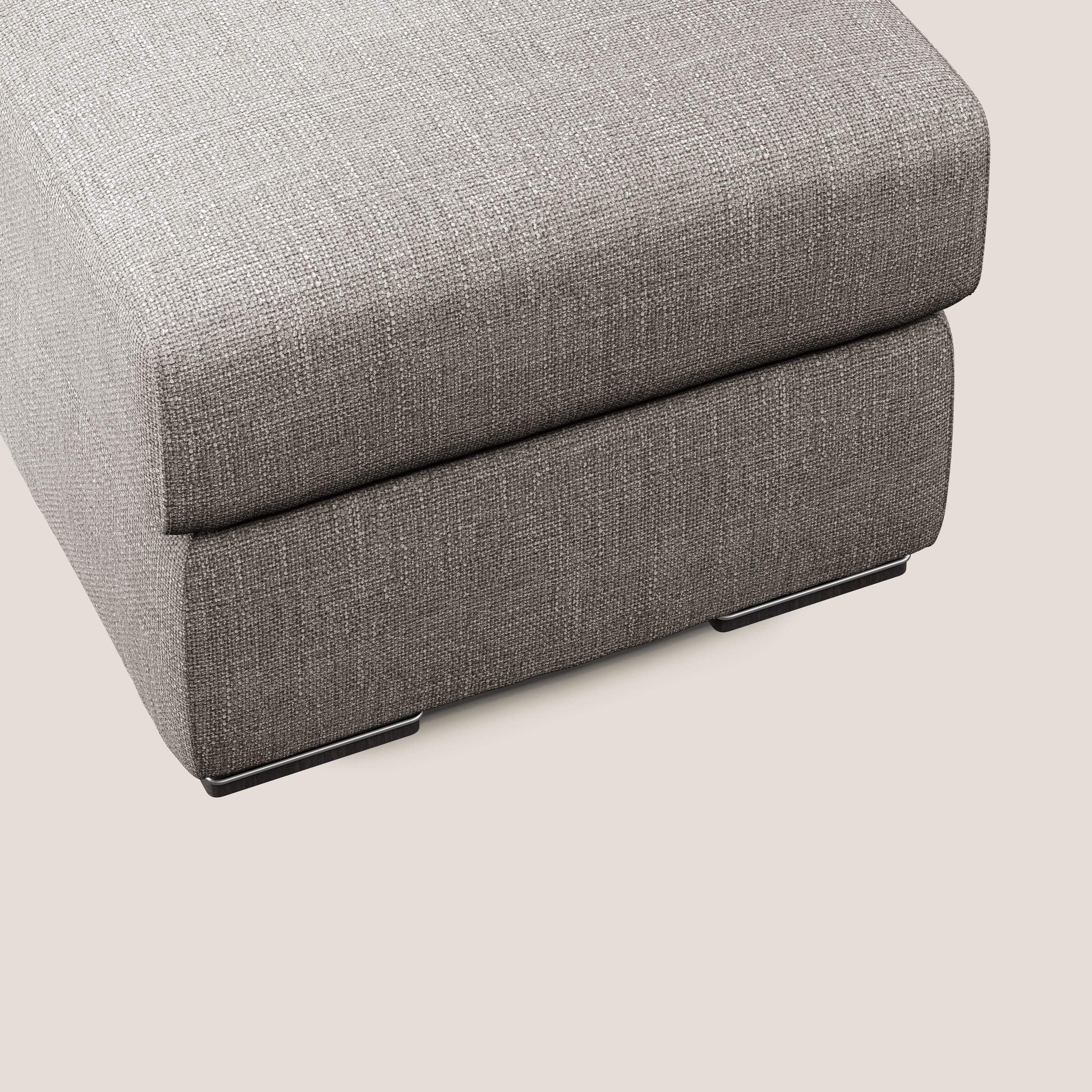 Sun pouf apribile contenitore in tessuto impermeabile morbido intreccio T06 tortora - divitt.sbs