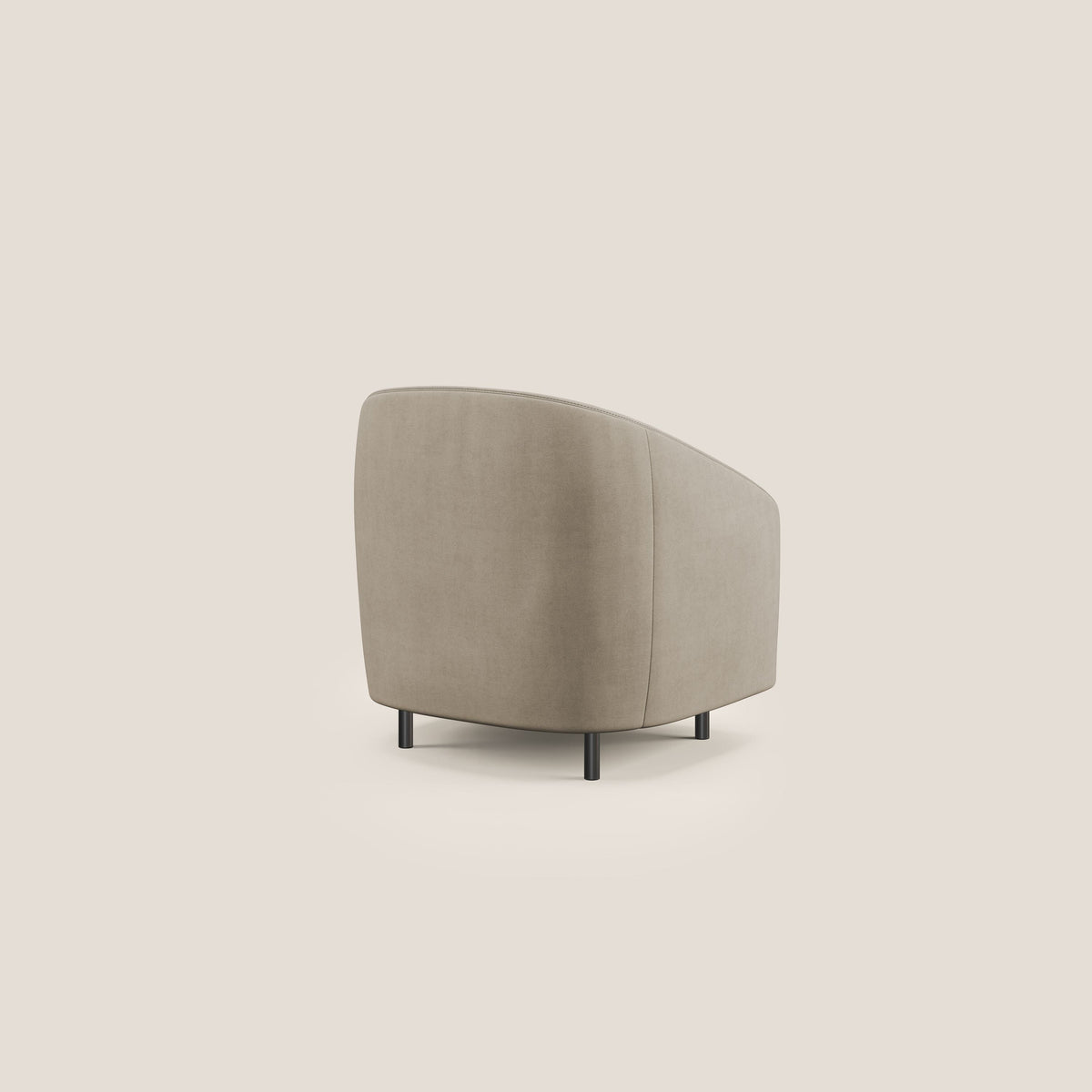 Pandora Poltroncina in tessuto morbido impermeabile T02 beige - divitt.sbs