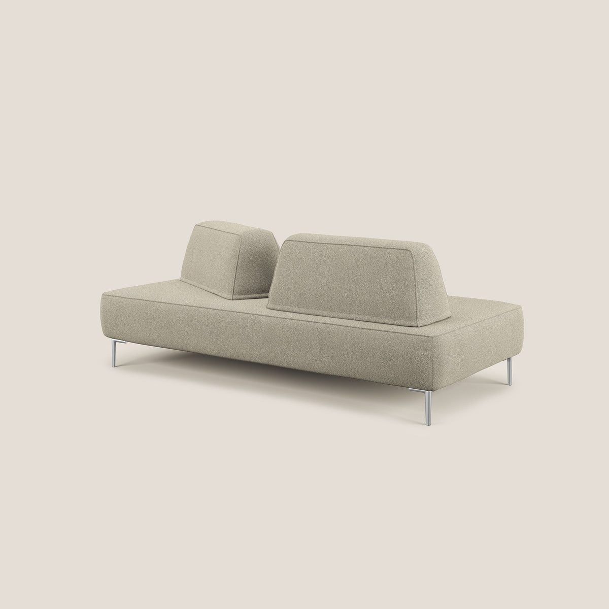 Newton divano modulare con schienali movibili T07 beige - divitt.sbs