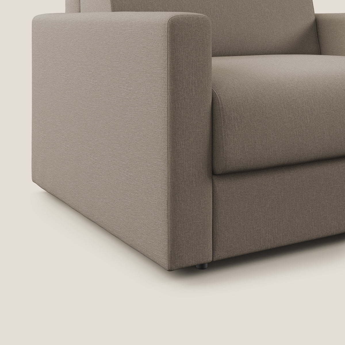 Chris poltrona letto in tessuto impermeabile T13 beige - divitt.sbs