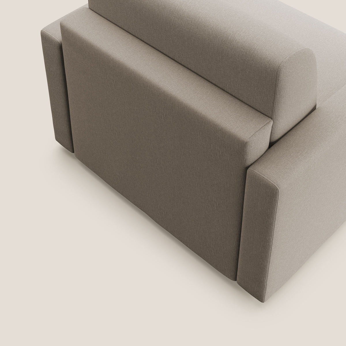 Chris poltrona letto in tessuto impermeabile T13 beige - divitt.sbs